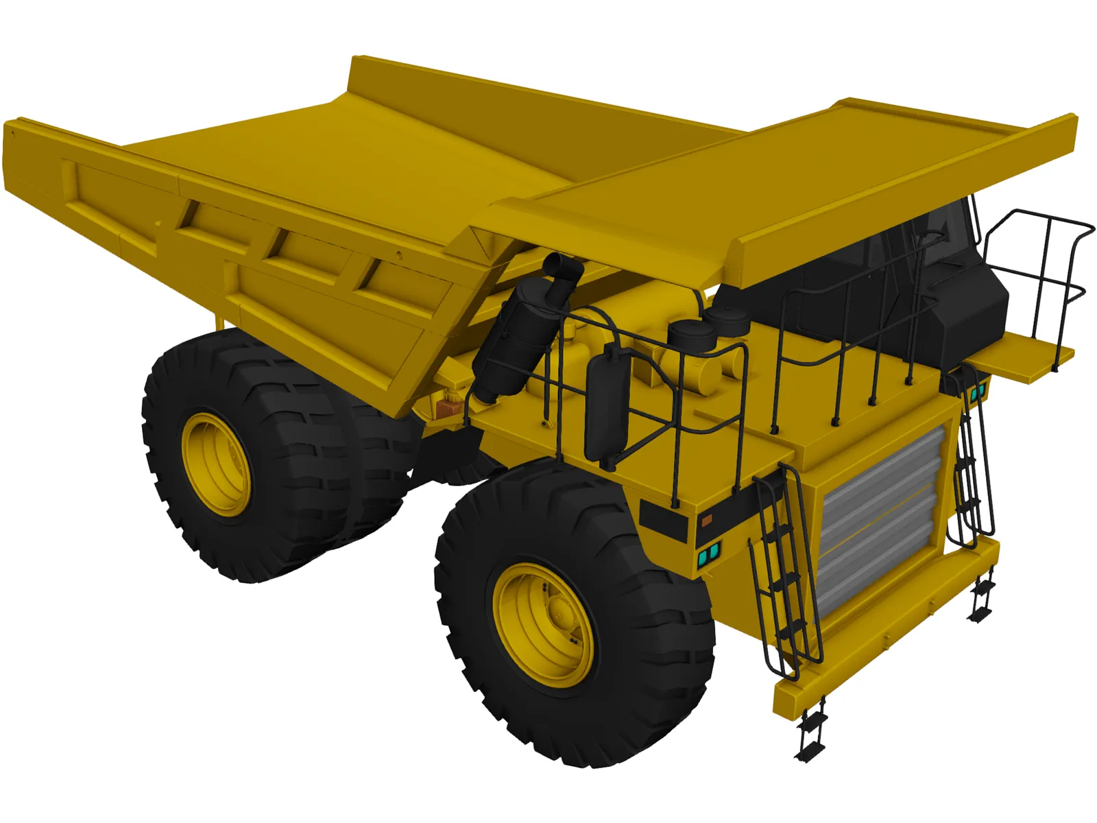 Caterpillar 777D 3D Model