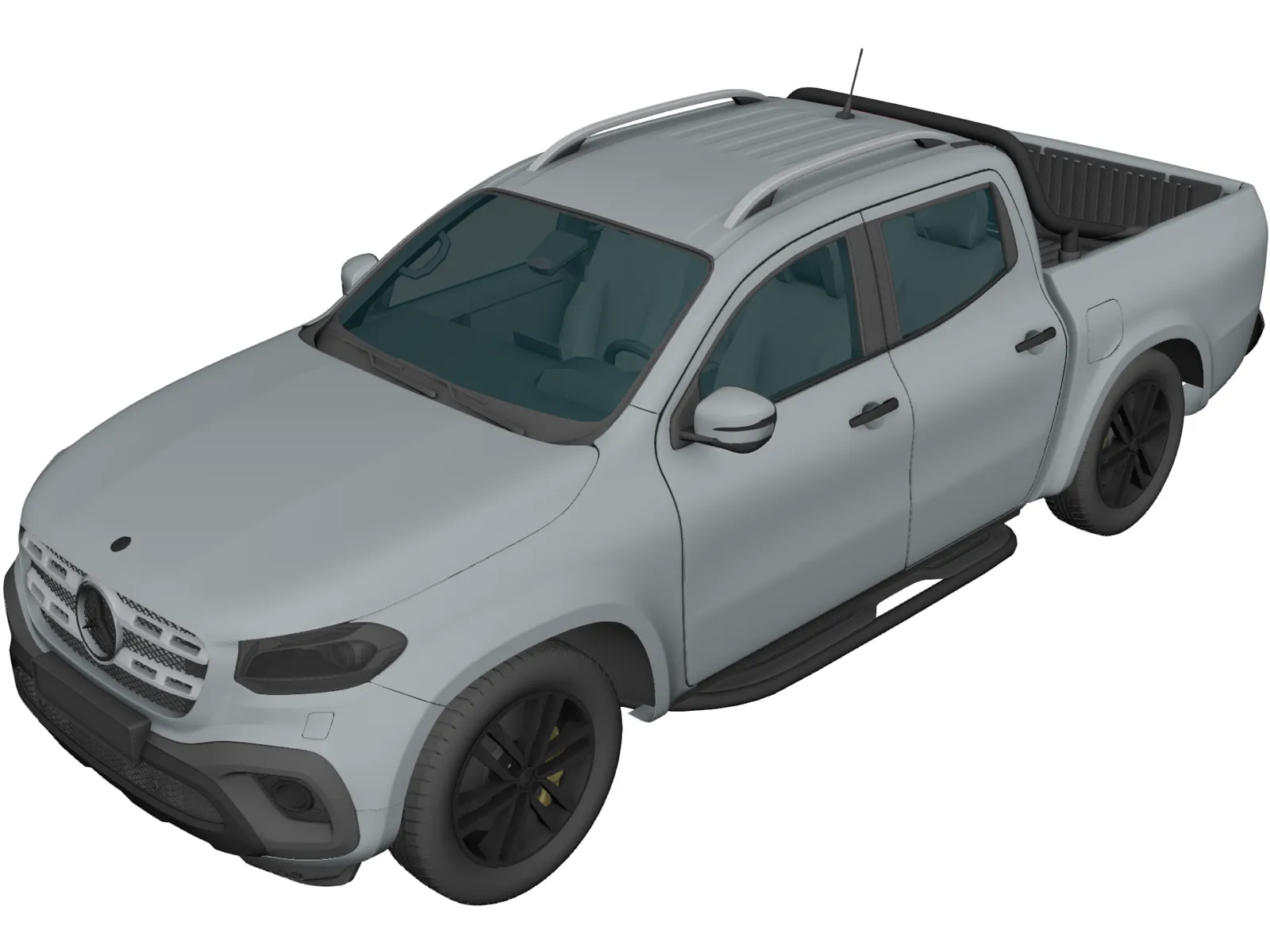 Mercedes-Benz X-Class (2018) 3D Model