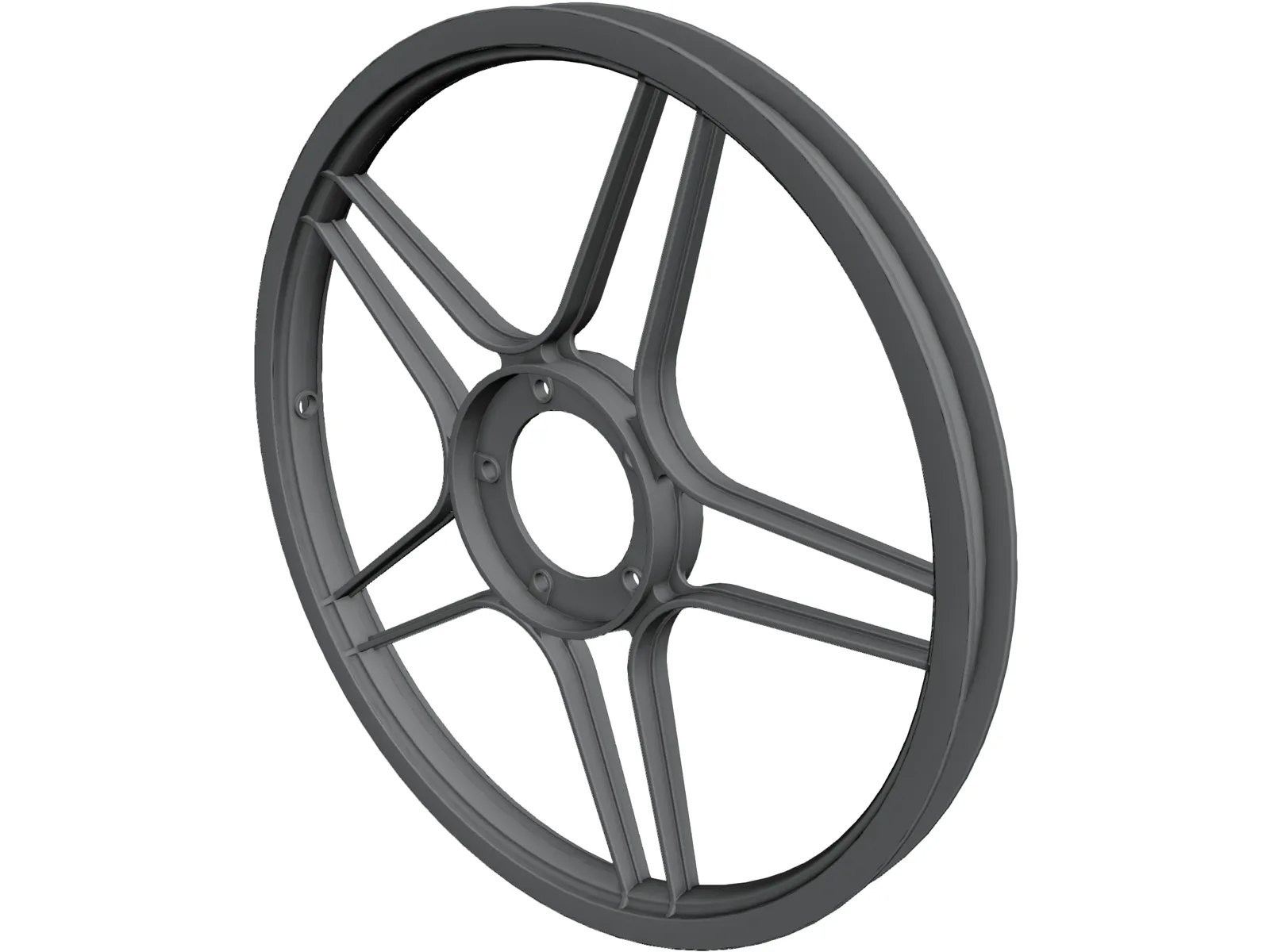 Puch Moped 5-Star Wheel 3D Model