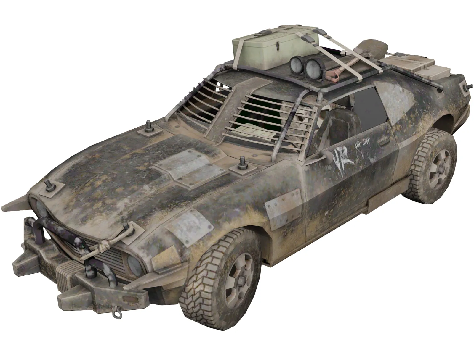 Zombie Car 3D Model