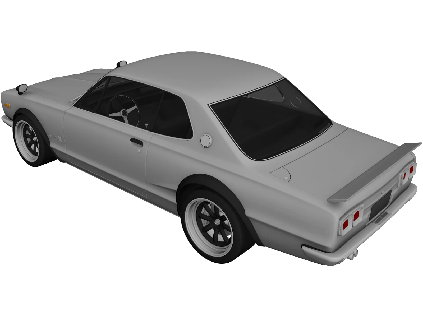 Nissan Skyline 2000GT-R (1968) 3D Model