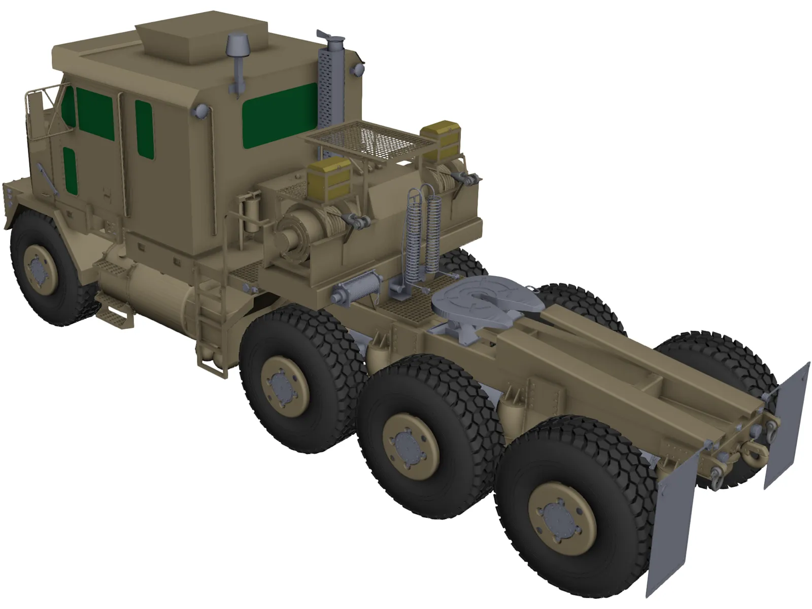 M1070 Motrice Oshkosh 3D Model