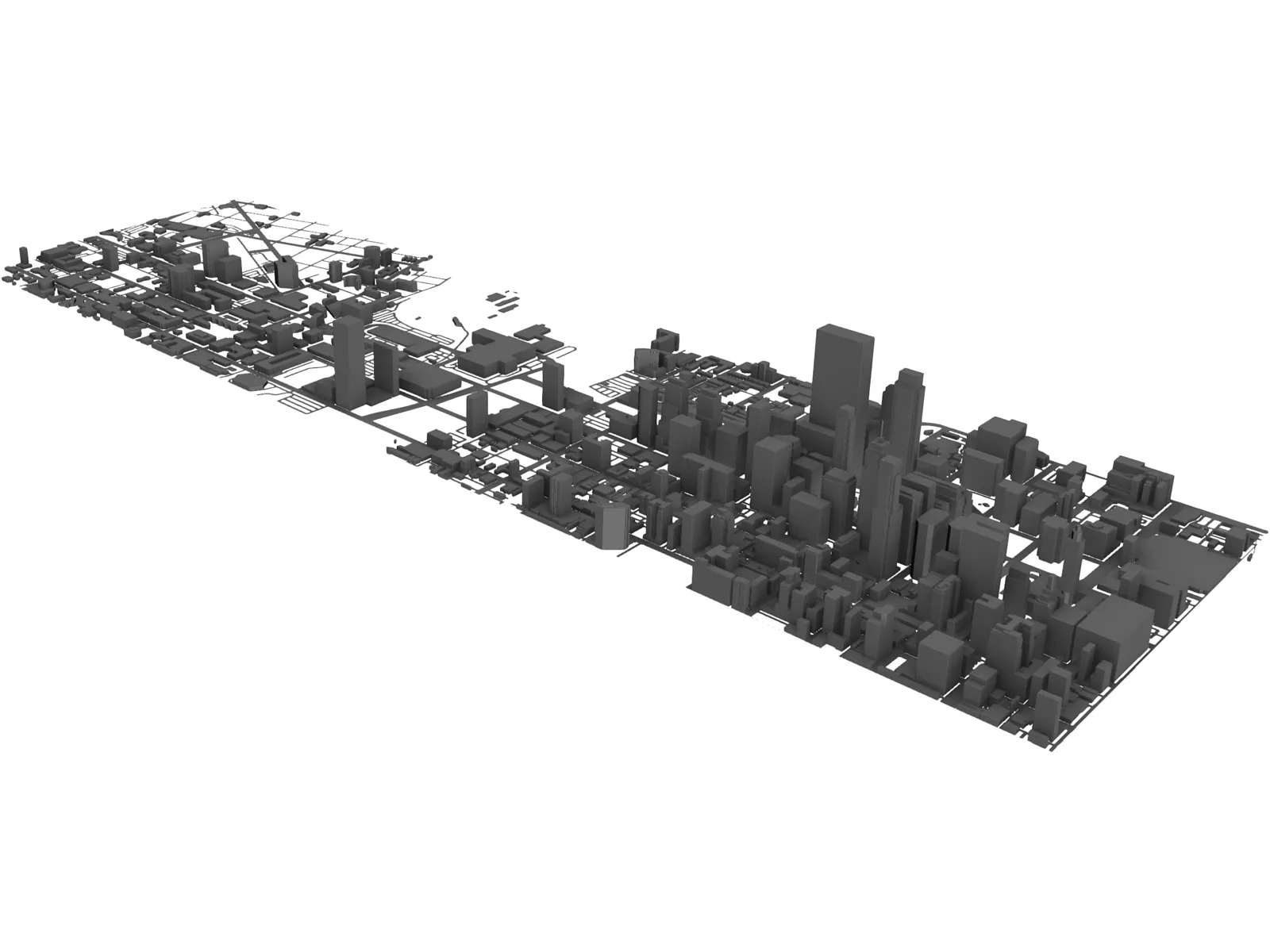 Philadelphia City 3D Model