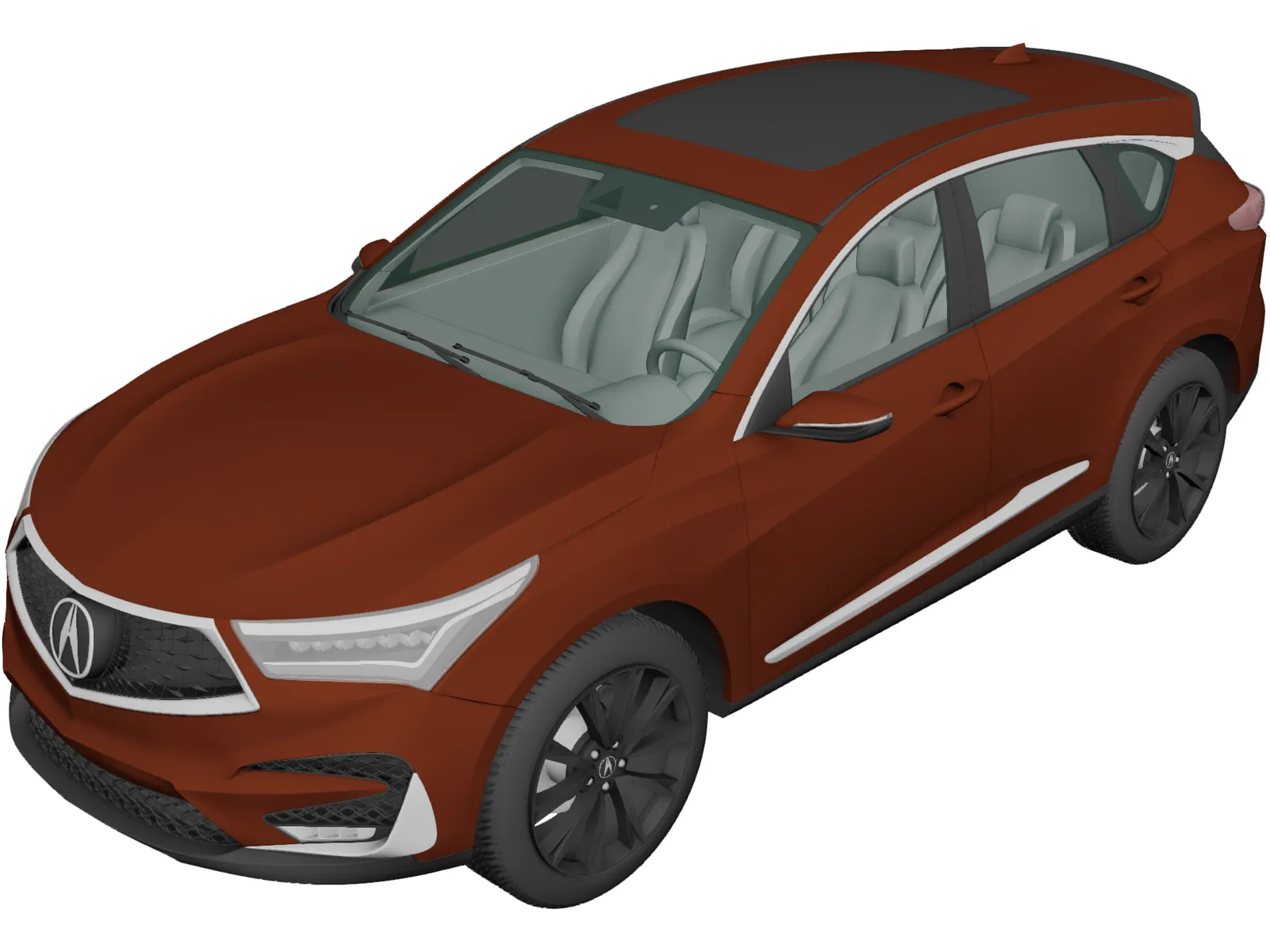 Acura RDX (2018) 3D Model