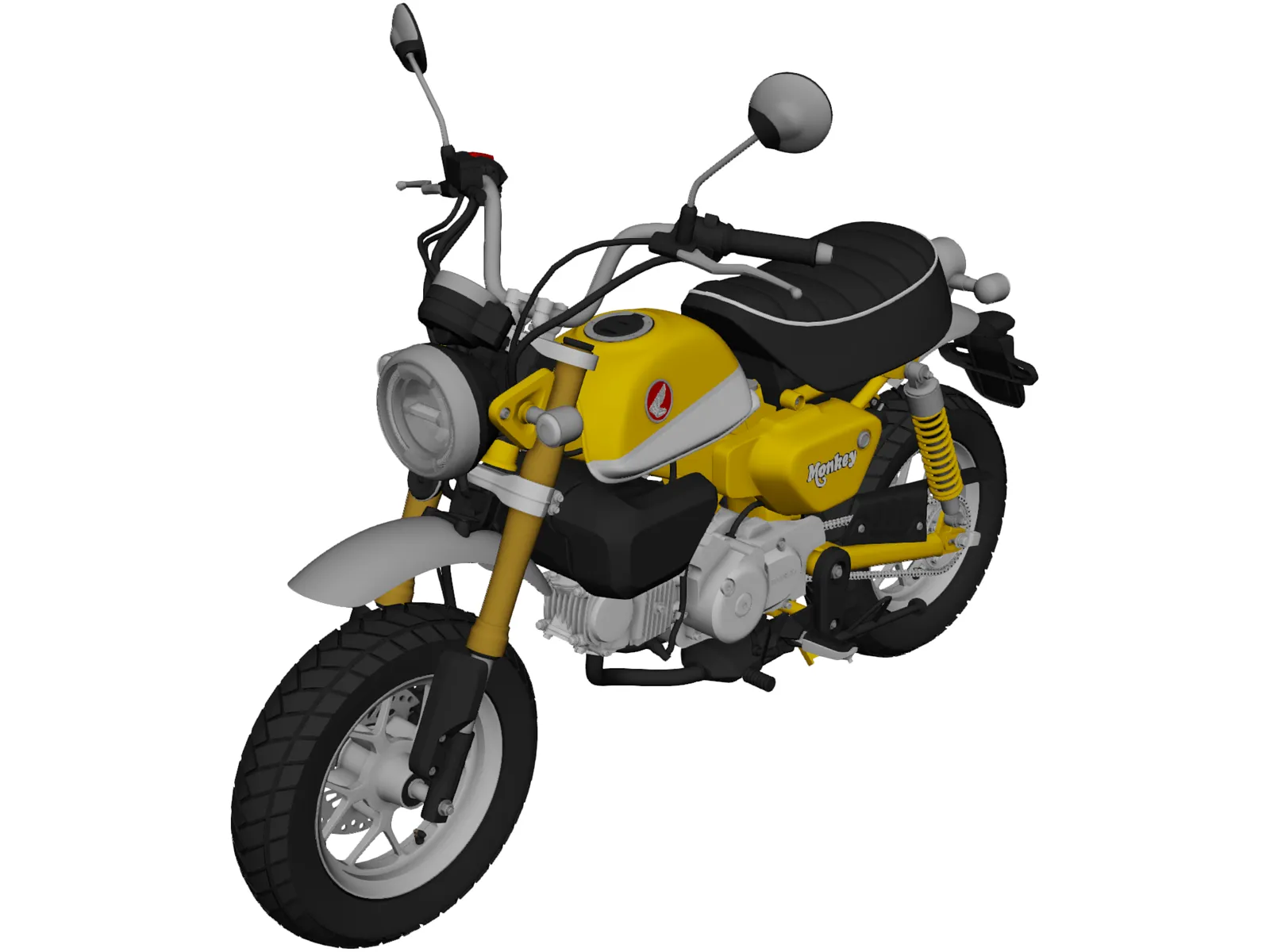 Honda Monkey 125 (2019) 3D Model