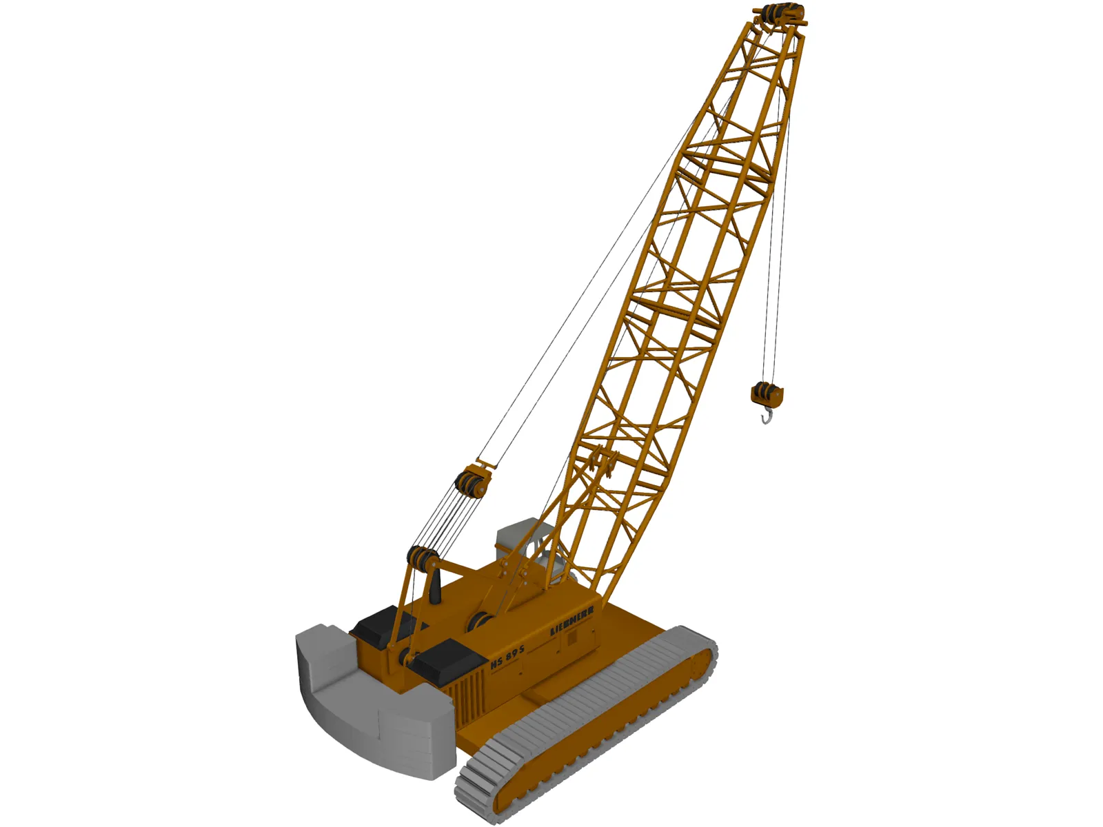 Liebherr HS 895 HD 3D Model