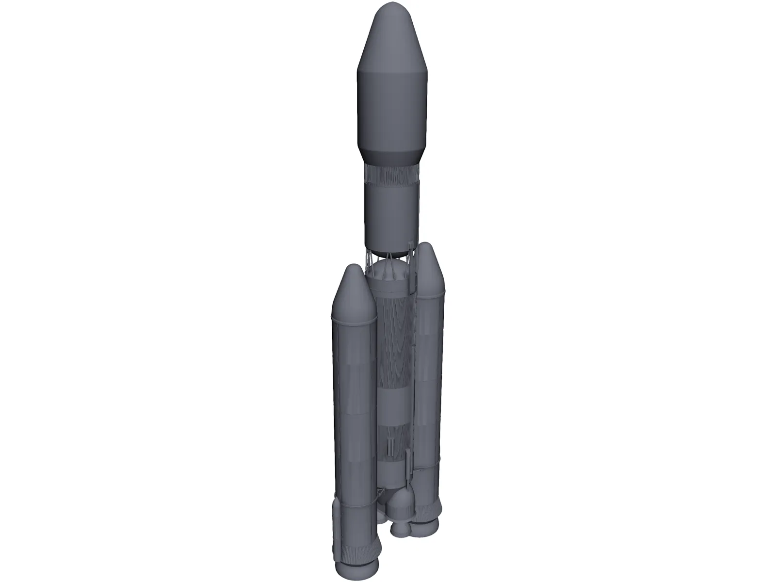 GSLV Mk III 3D Model