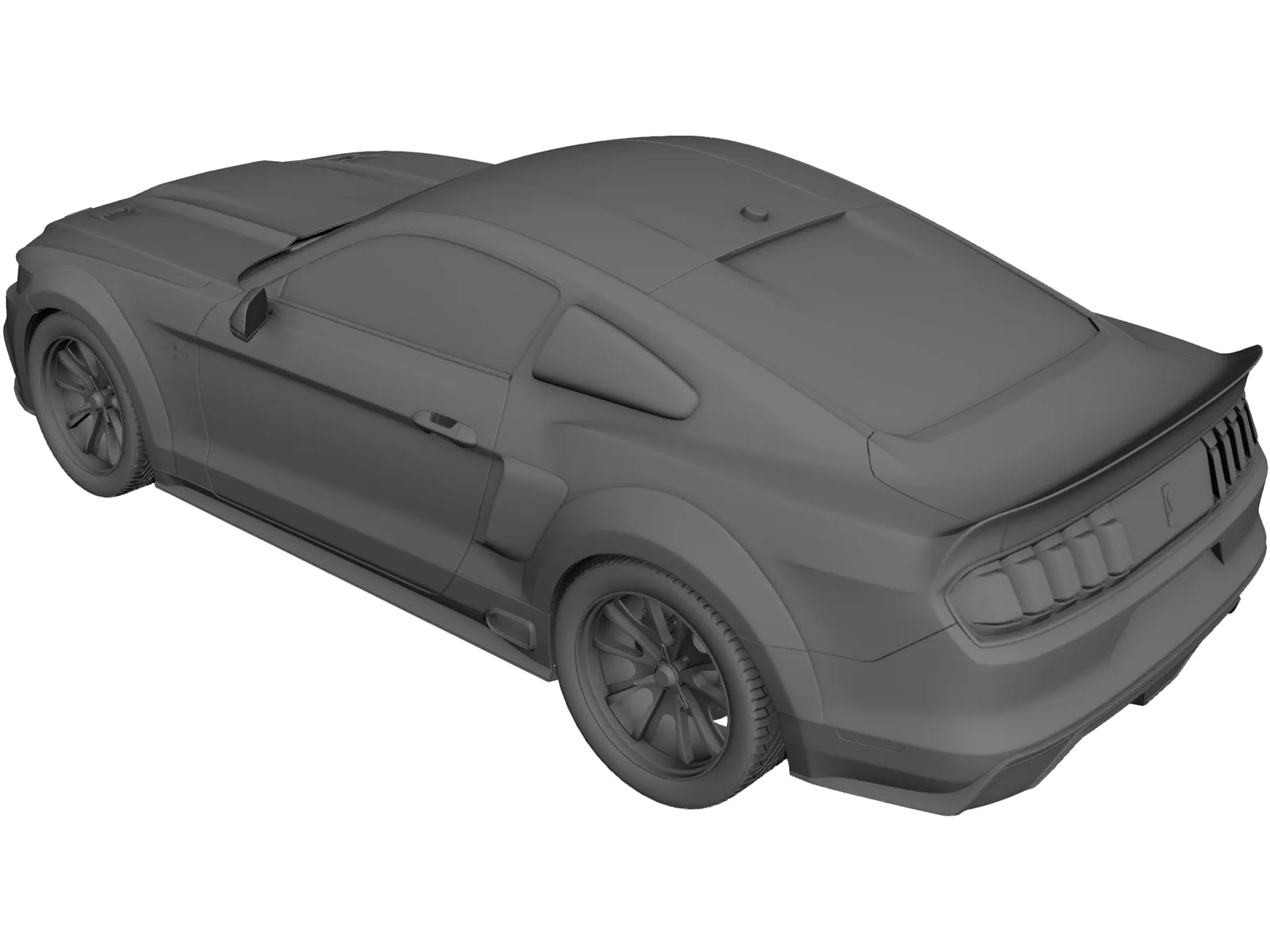 Ford Mustang GT500 Eleanor (2015) 3D Model