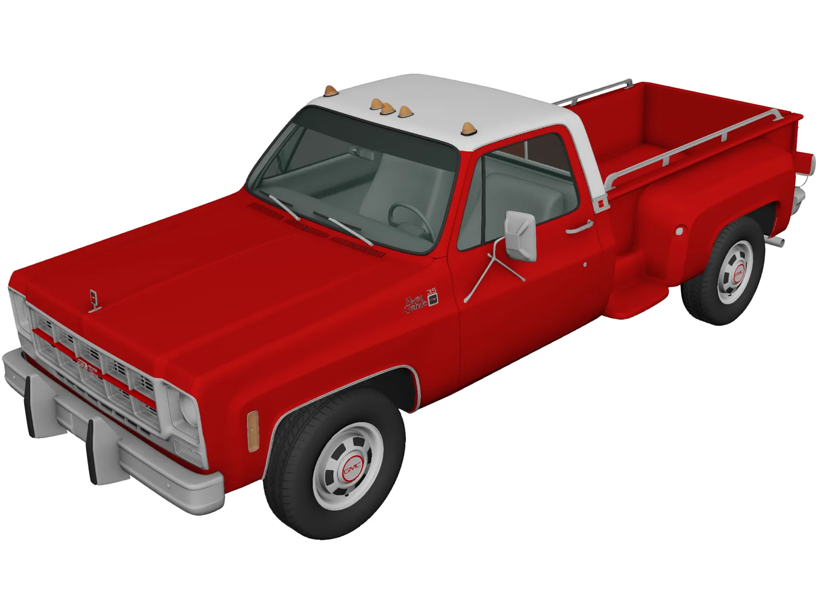 GMC Sierra Grande 454 (1979) 3D Model