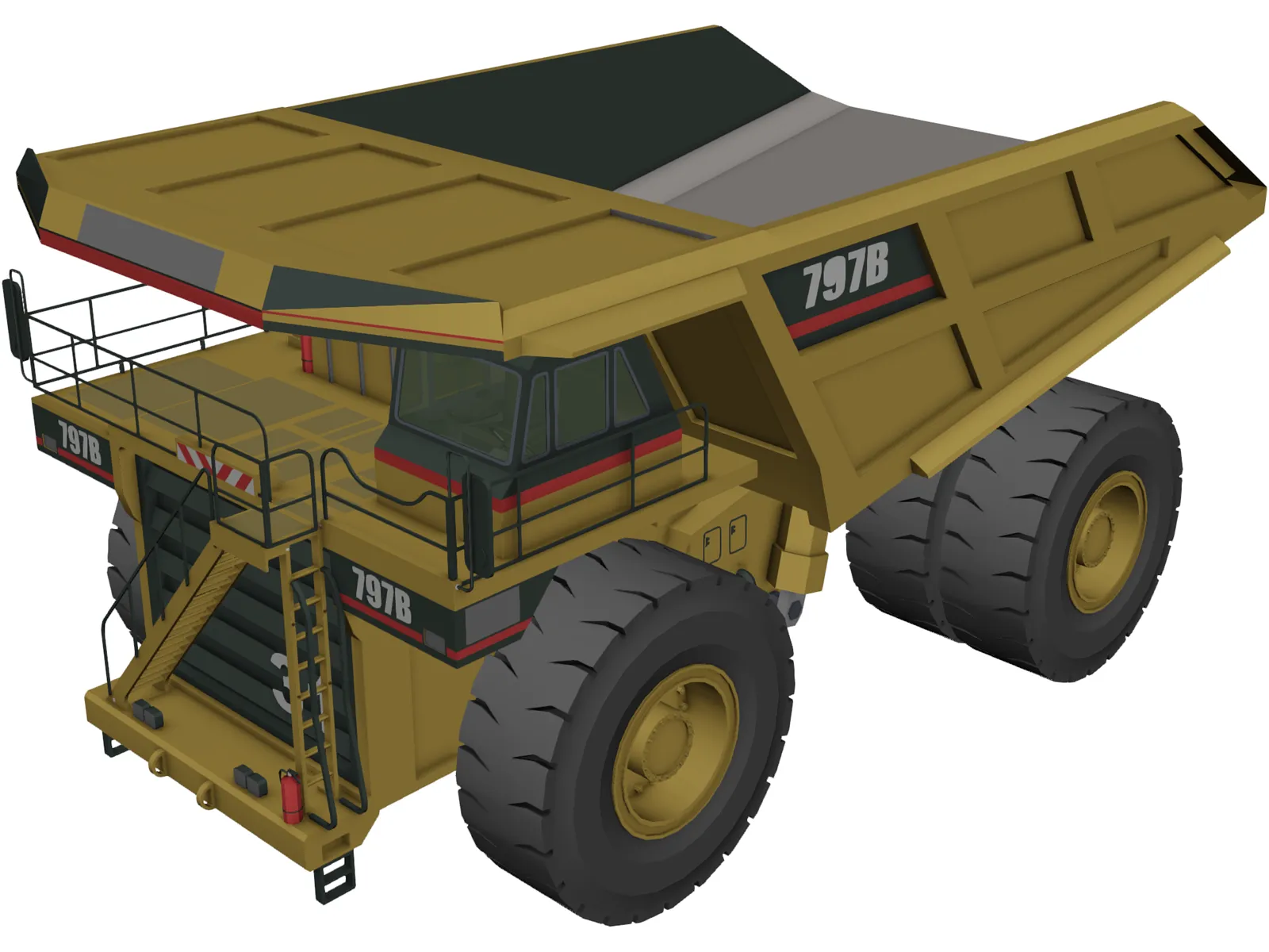 Caterpillar 797B 3D Model