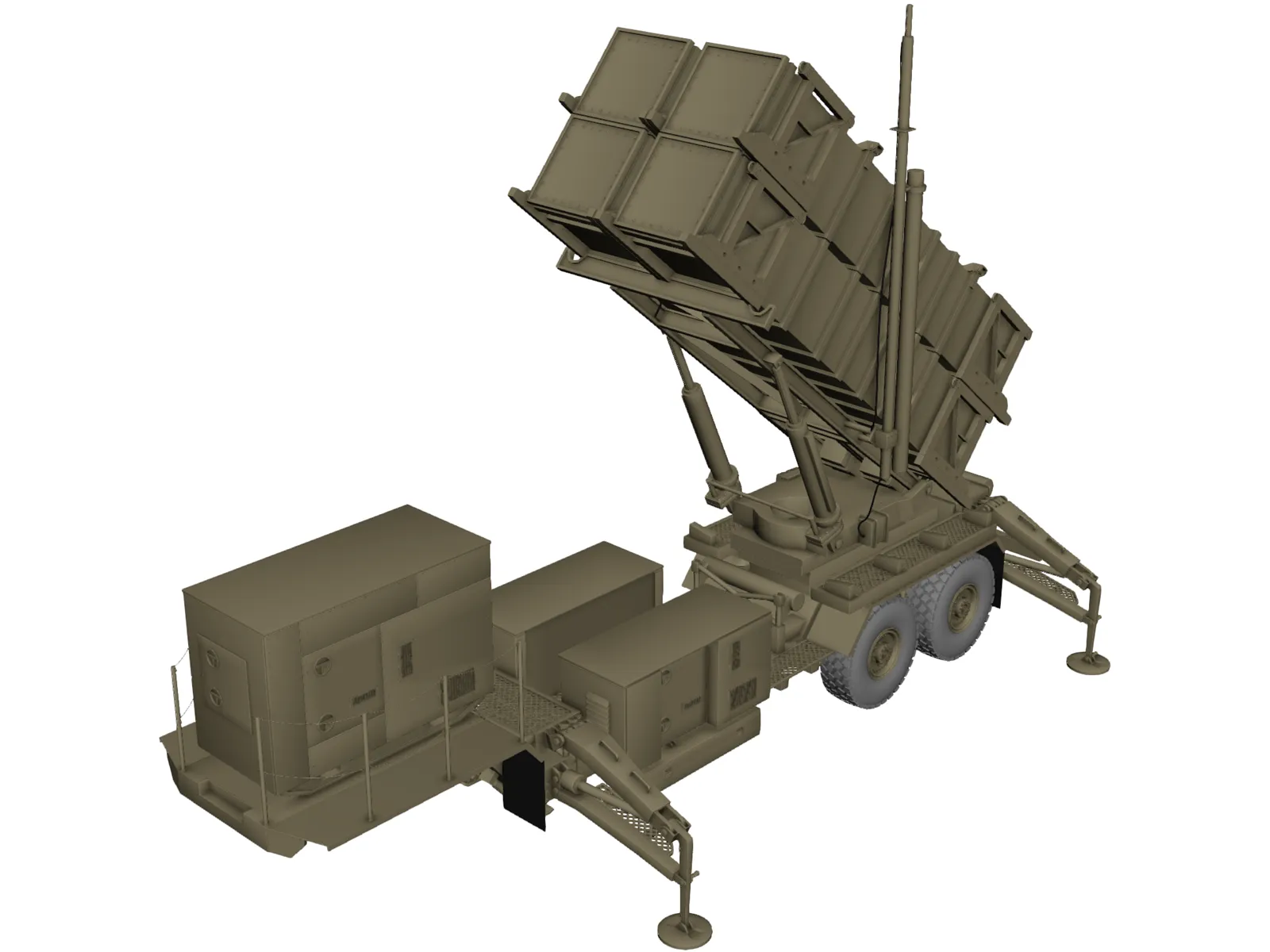 Patriot MIM-104 3D Model