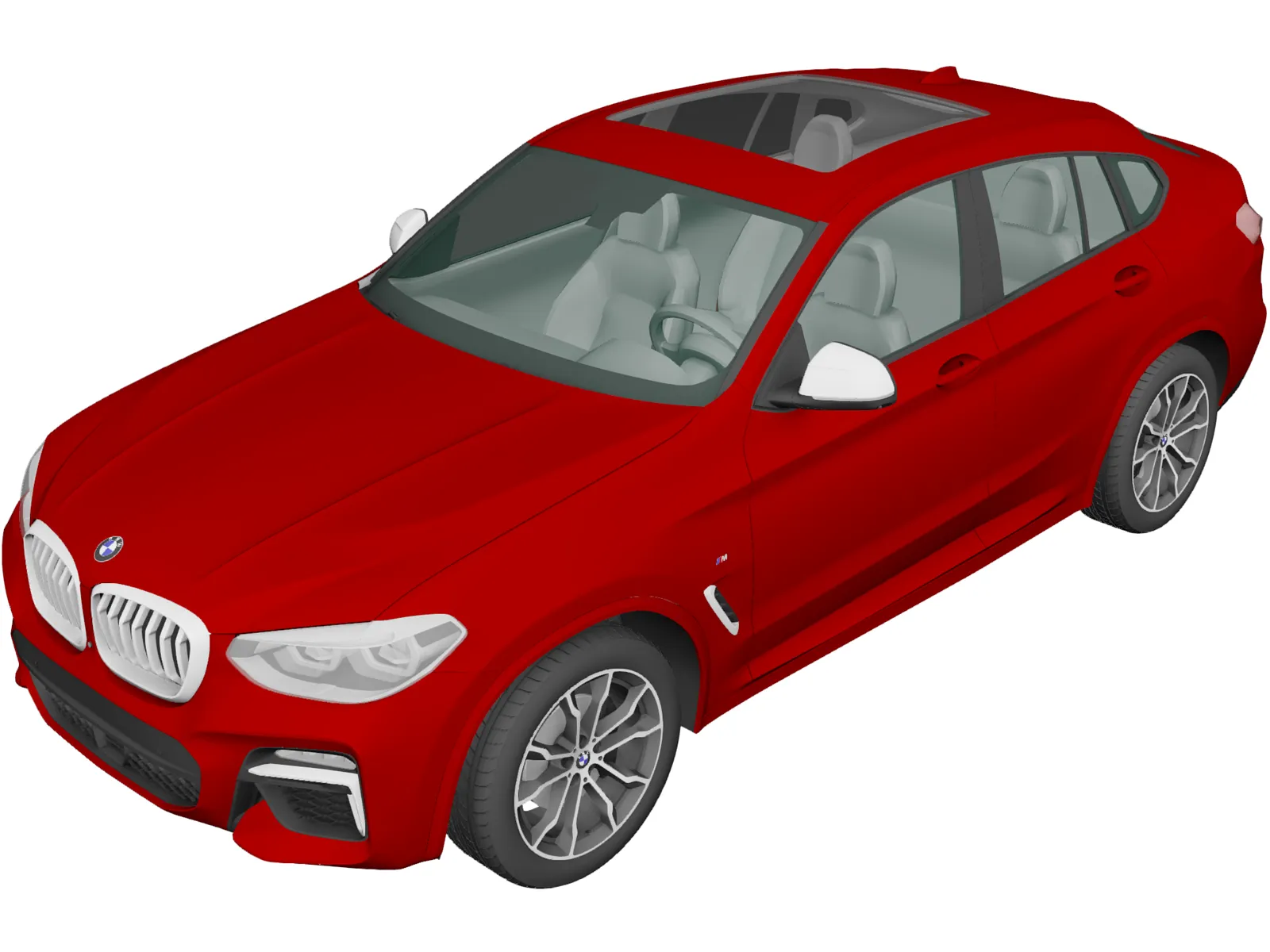 BMW X4 M40d [G02] (2019) 3D Model