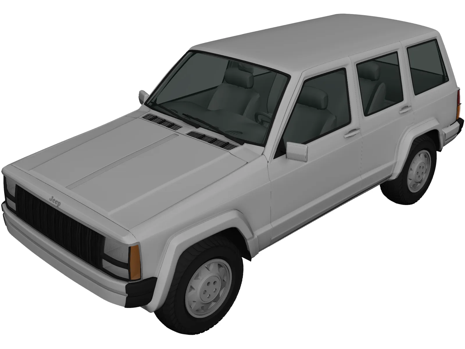Jeep Cherokee XJ (2000) 3D Model