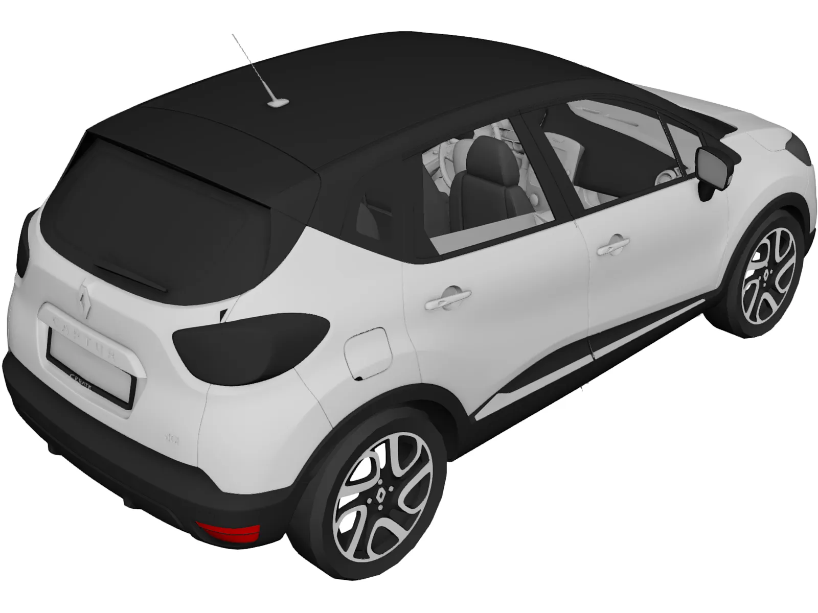 Renault Captur (2013) 3D Model