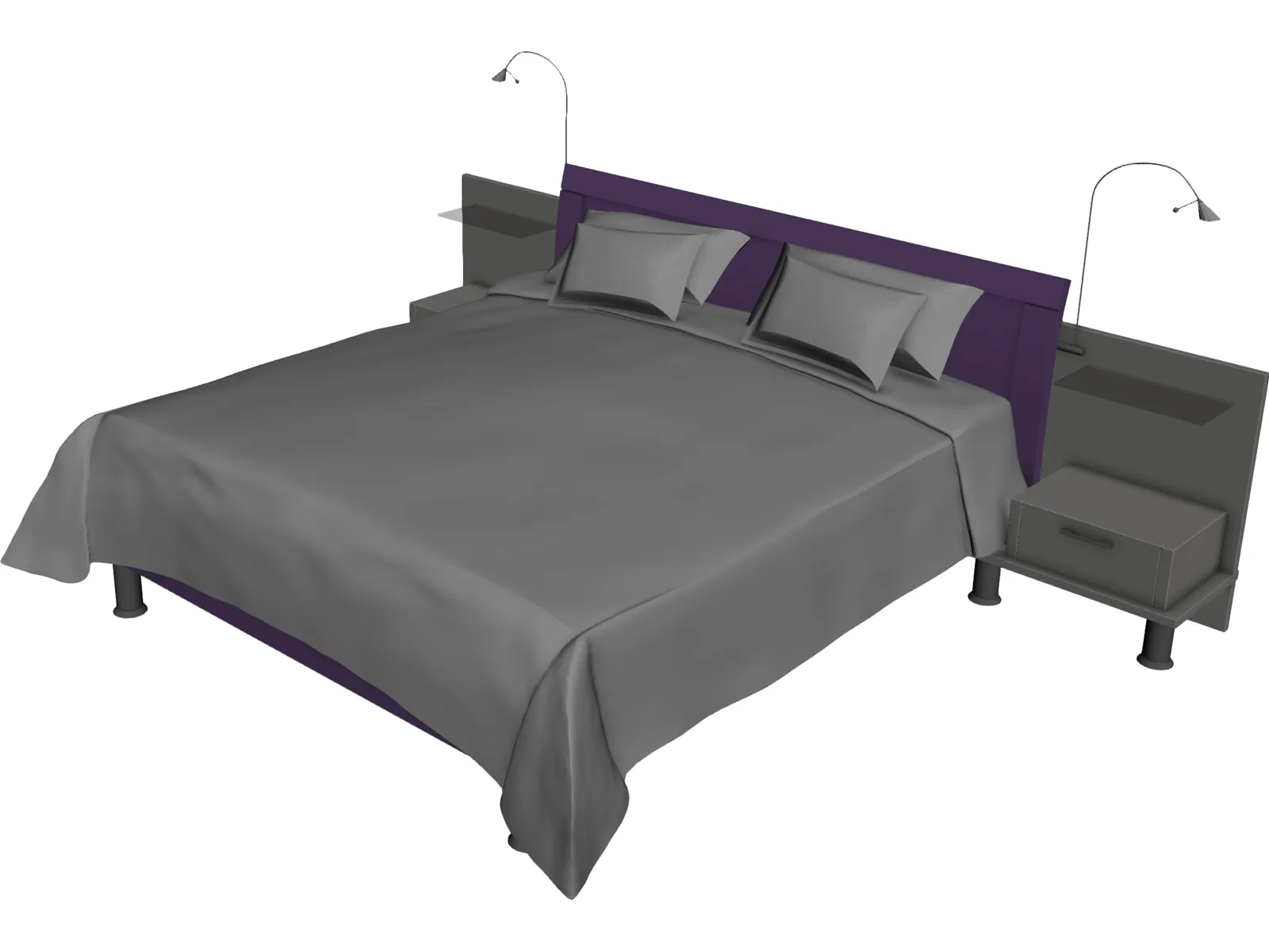 Bed 3D Model