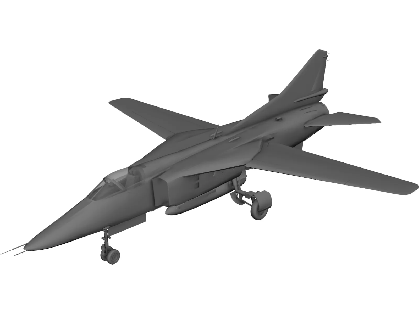 MiG-27 Mikoyan 3D Model