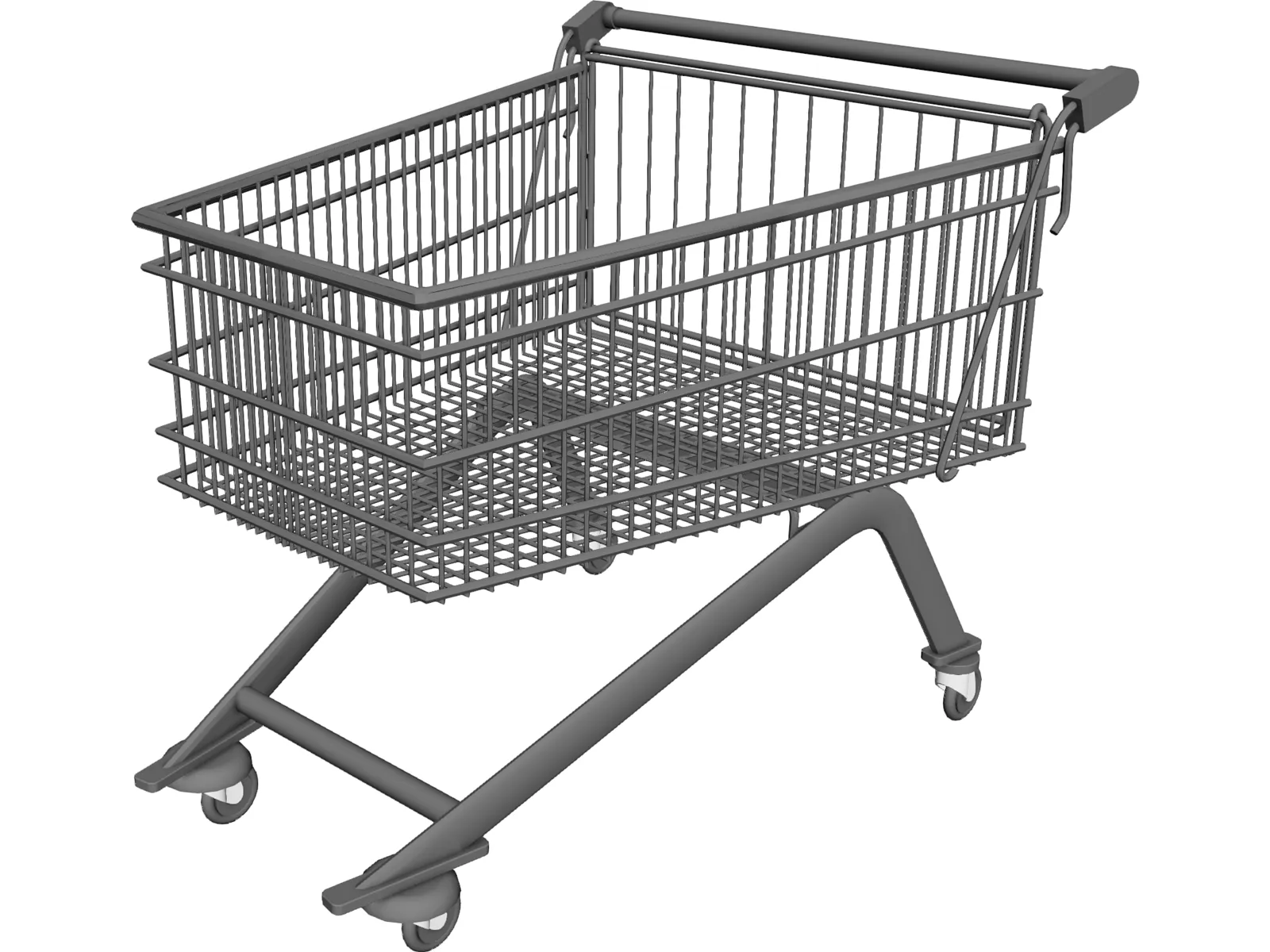 Shopping Cart 3D Model