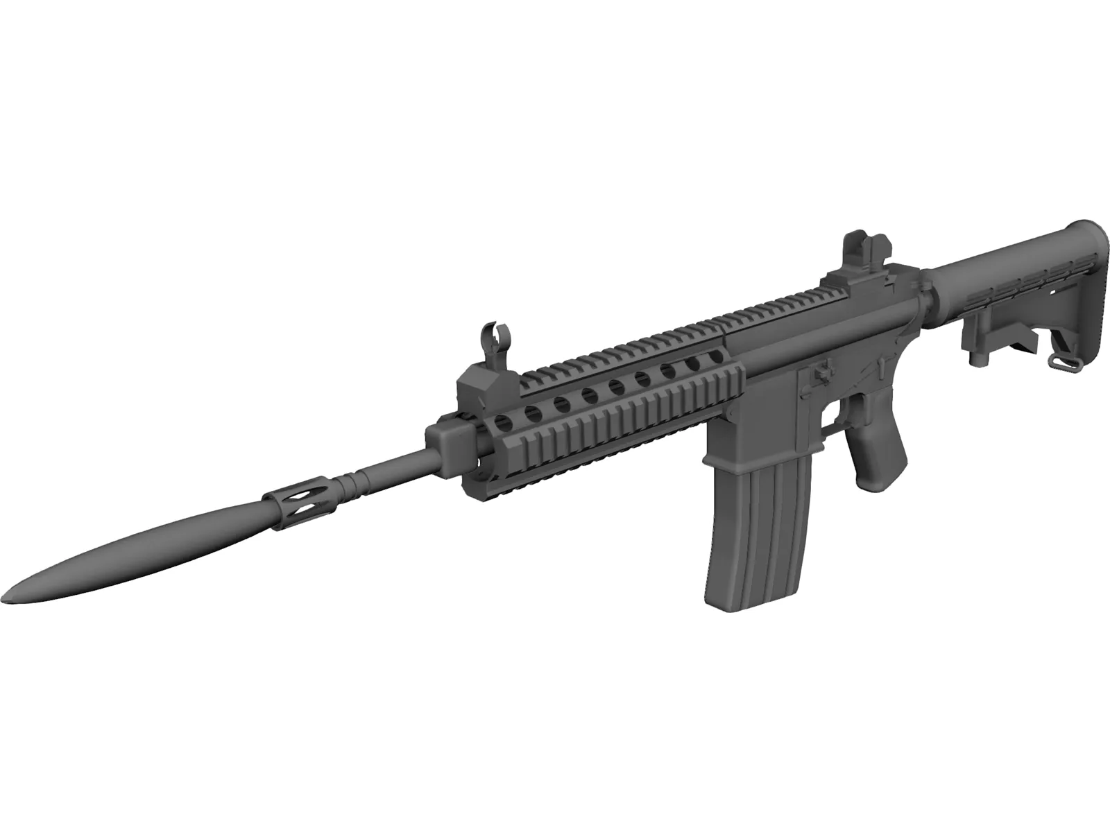 AR-15 3D Model