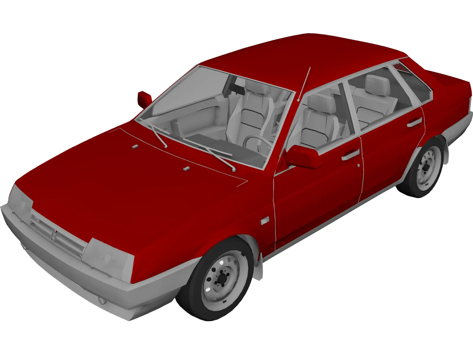 VAZ 21099 3D Model