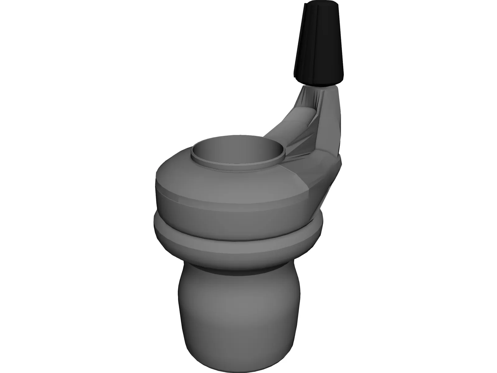 SRAM 7 Gripshift 3D Model