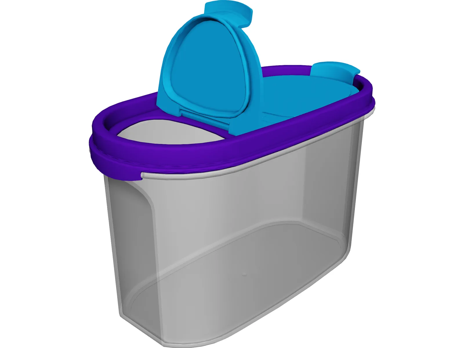 Tupperware Box 3D Model