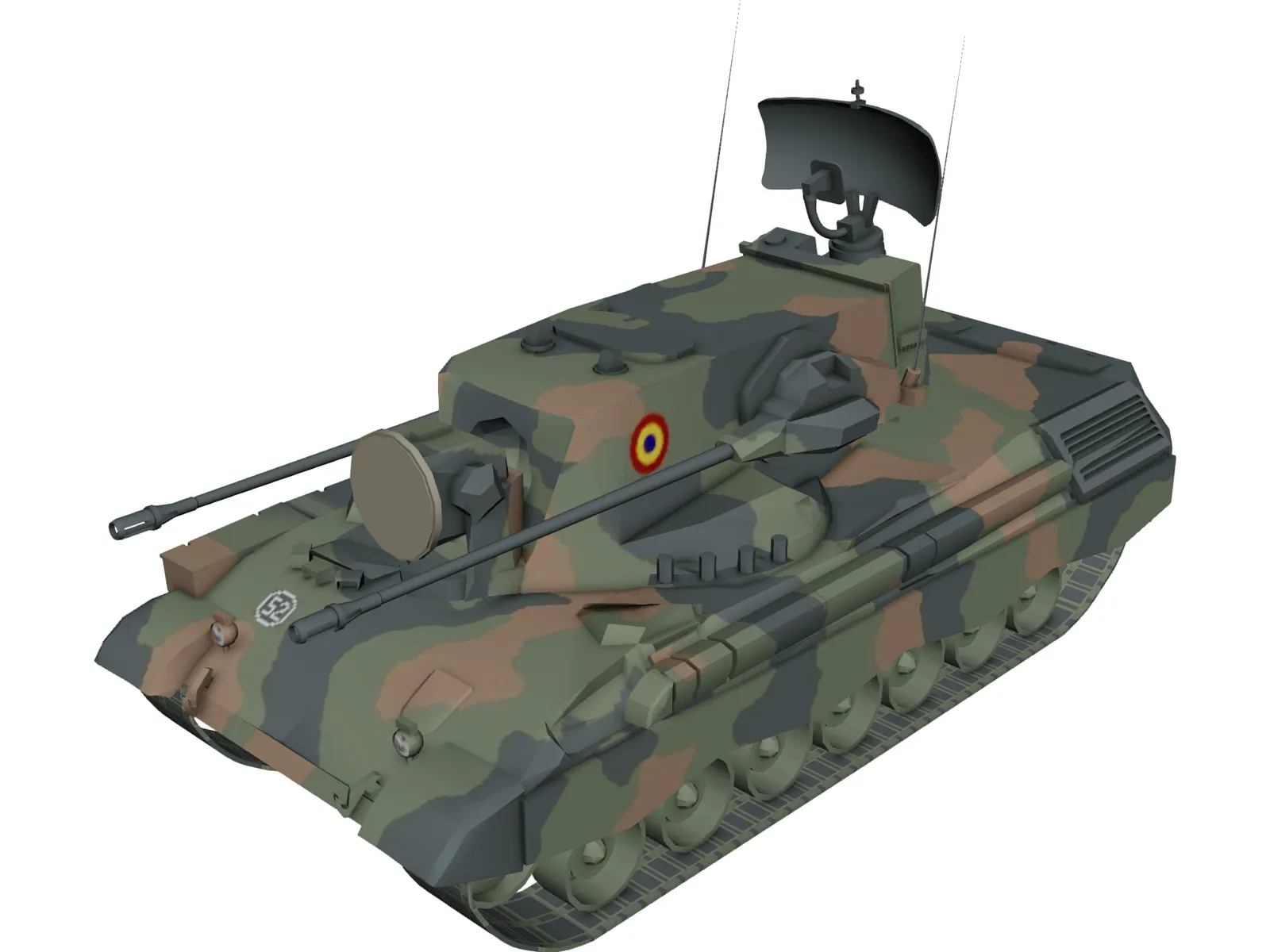 Gepard AA System 3D Model