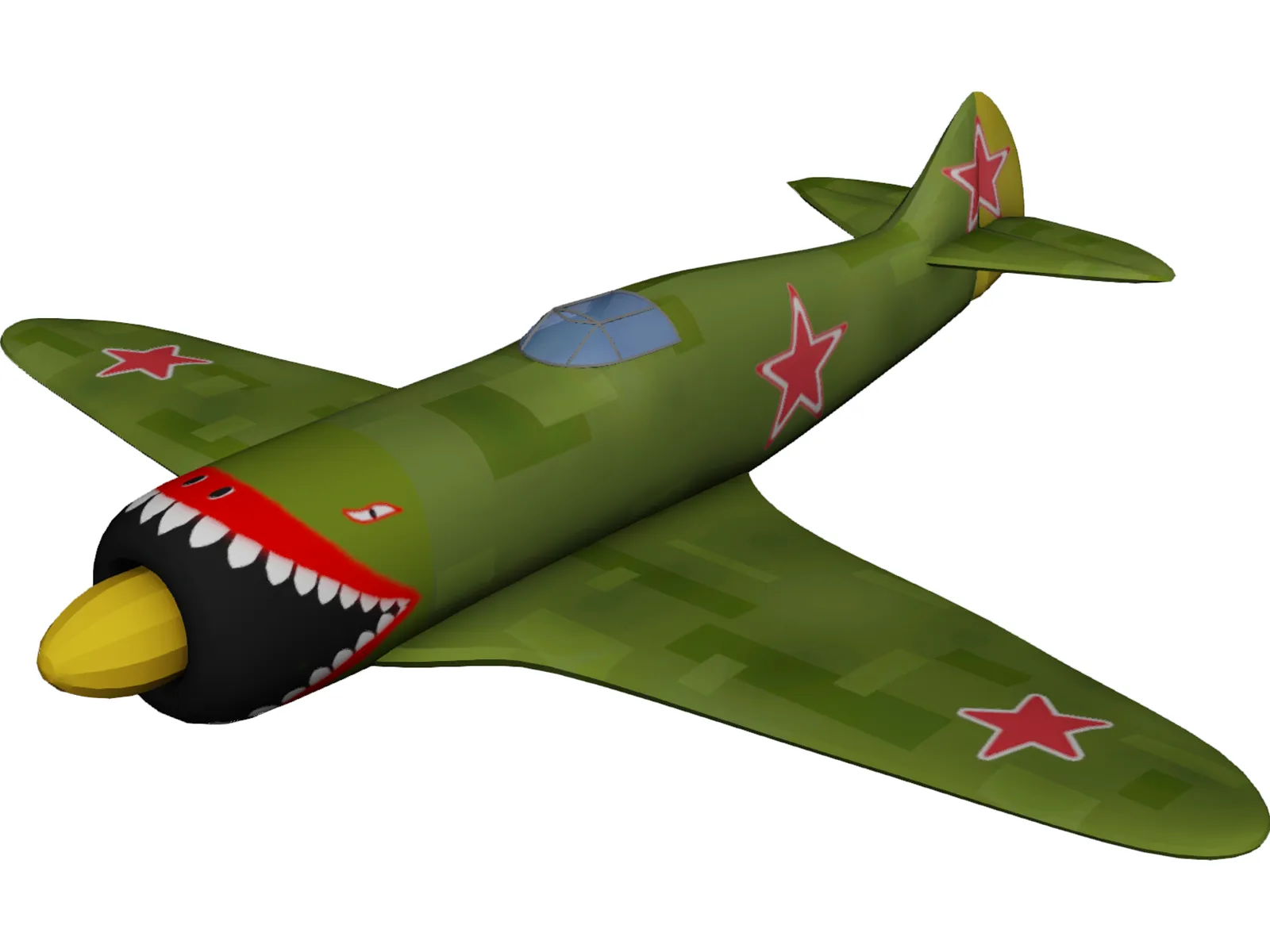 Lavochkin La-5 3D Model