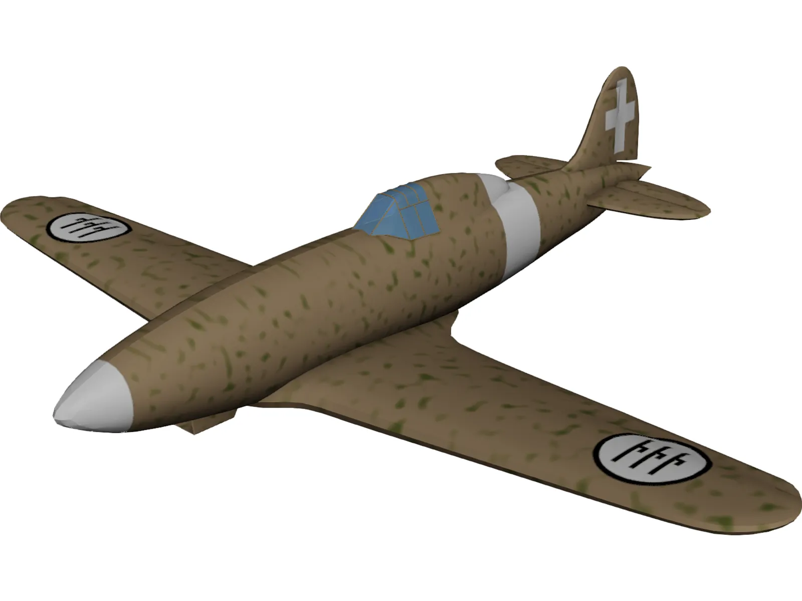 Macchi C.202 Folgore 3D Model