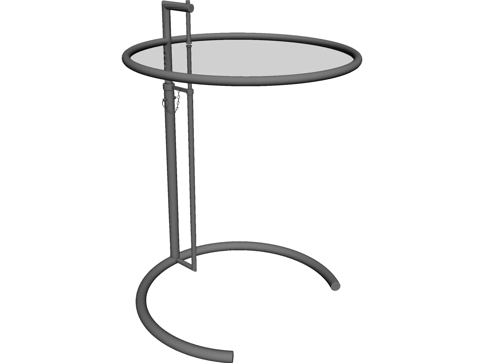 Barcelona Cocktail Table 3D Model