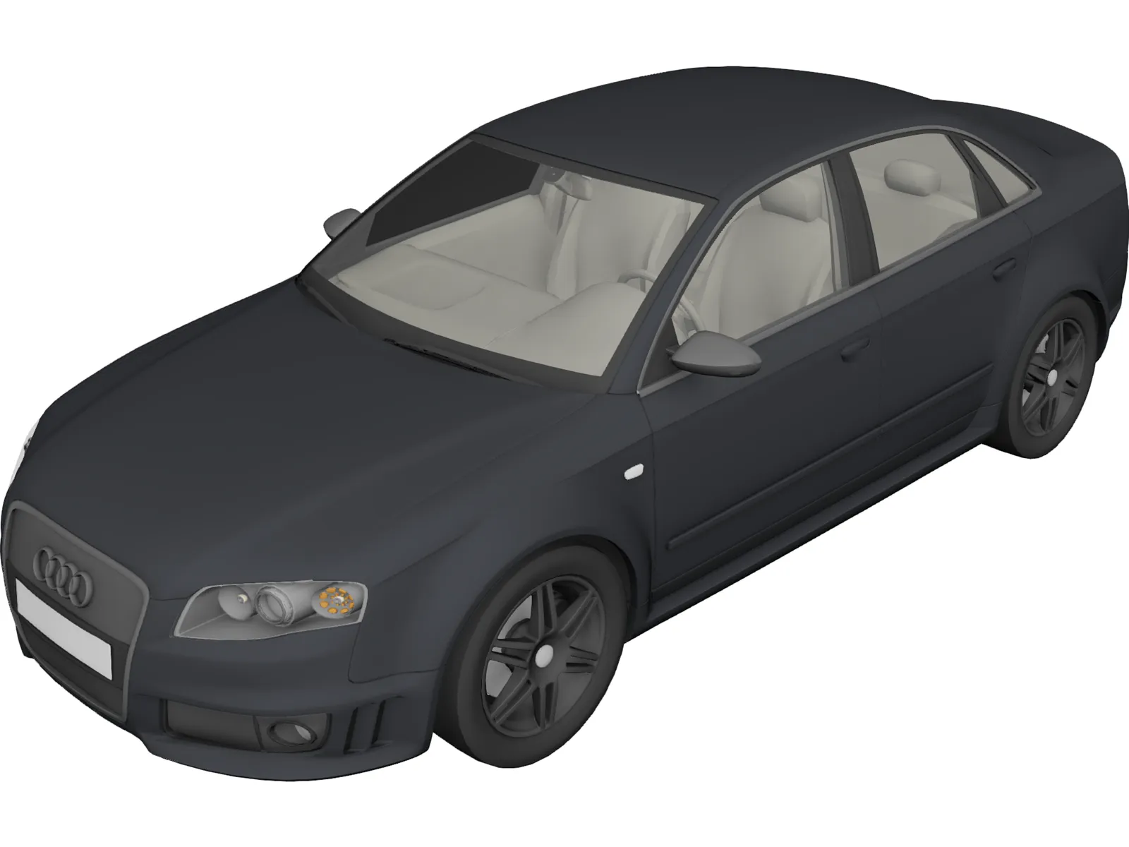 Audi RS4 3D Model