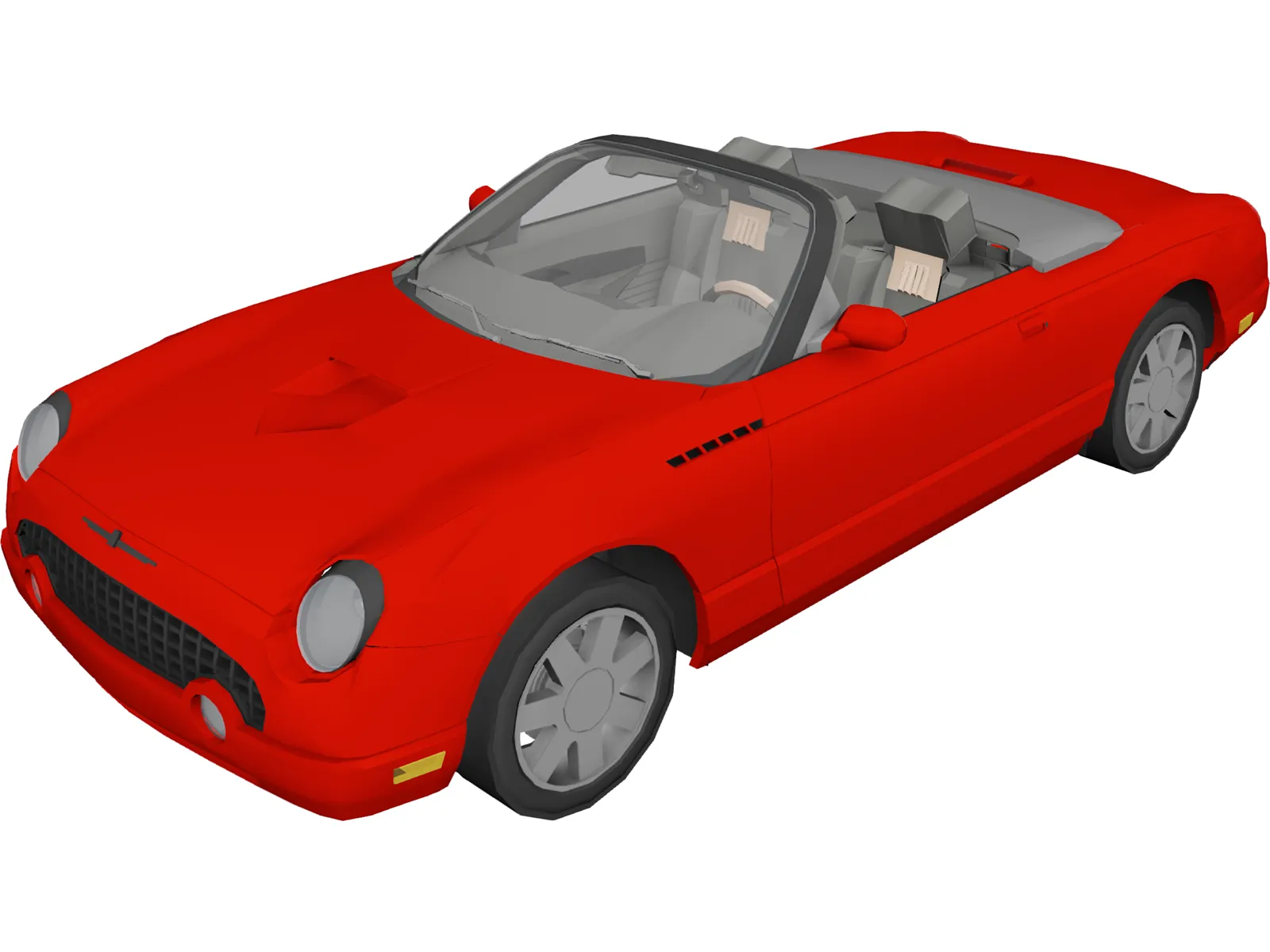 Ford Thunderbird 3D Model