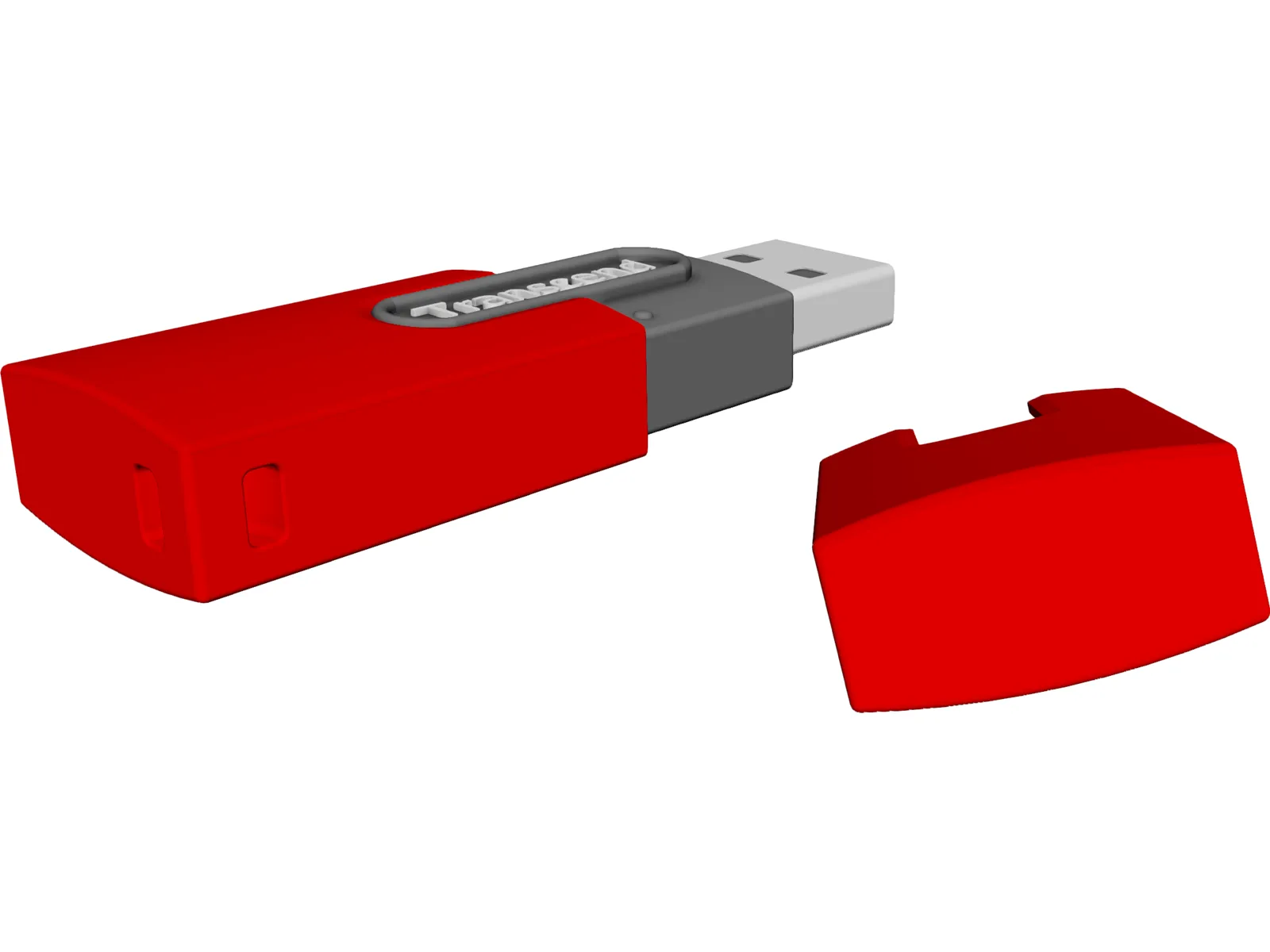 Transcend USB Memory Stick 3D Model