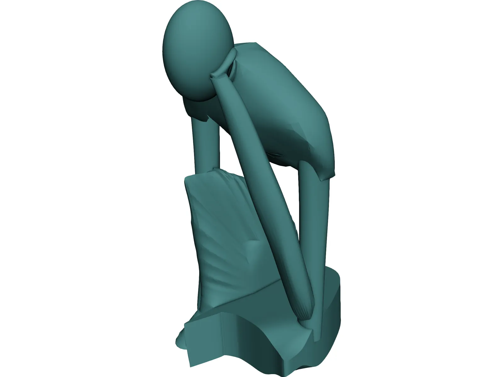 Abstract Moods Sculpture 3D Model