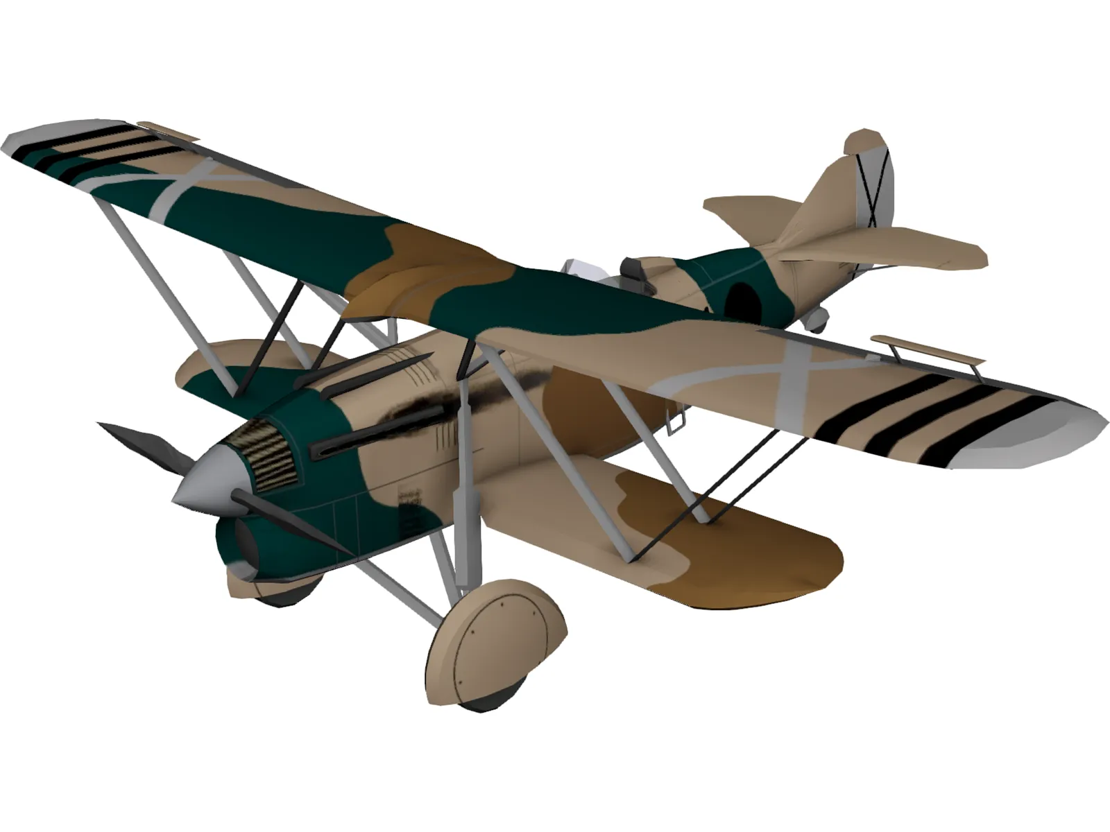 Fiat CR.32 3D Model