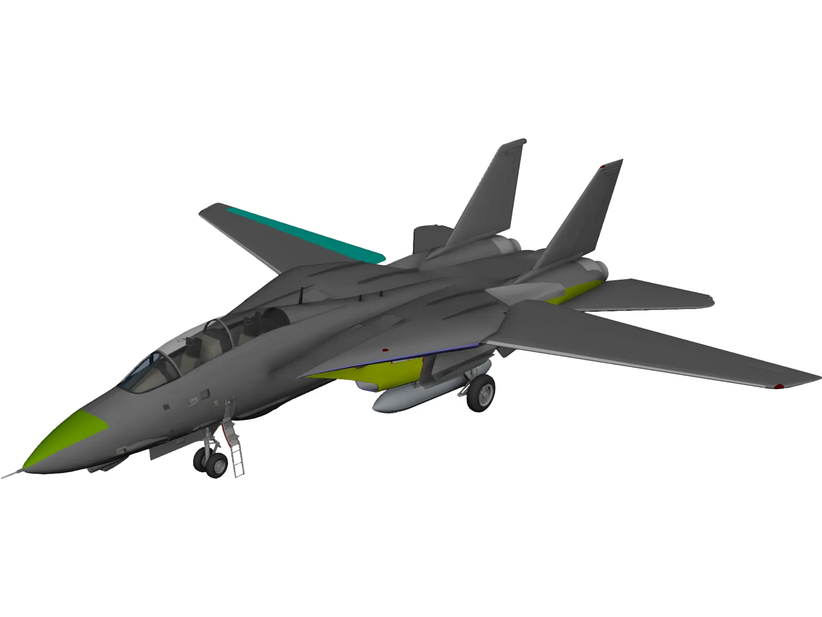 F-14A Tomcat 3D Model