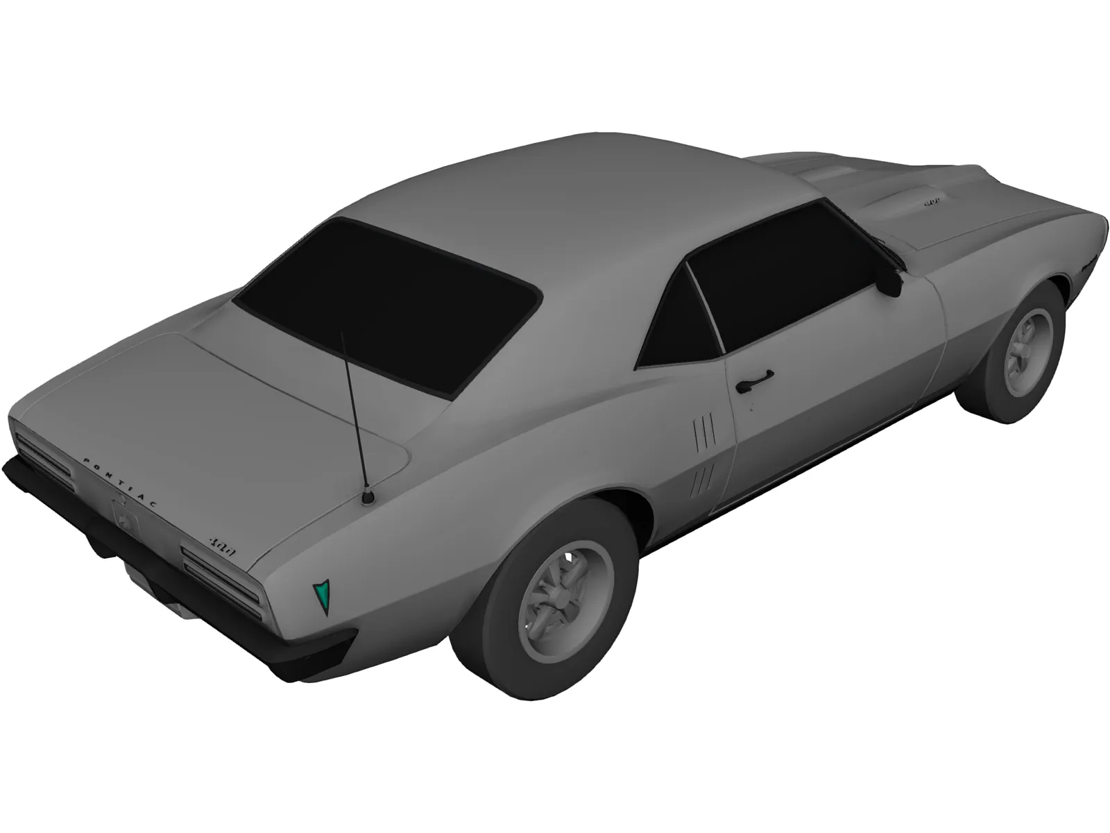 Pontiac Firebird 400 (1968) 3D Model