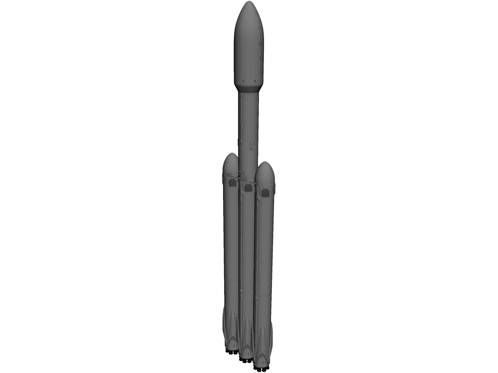 Falcon 9 Rocket 3D Model