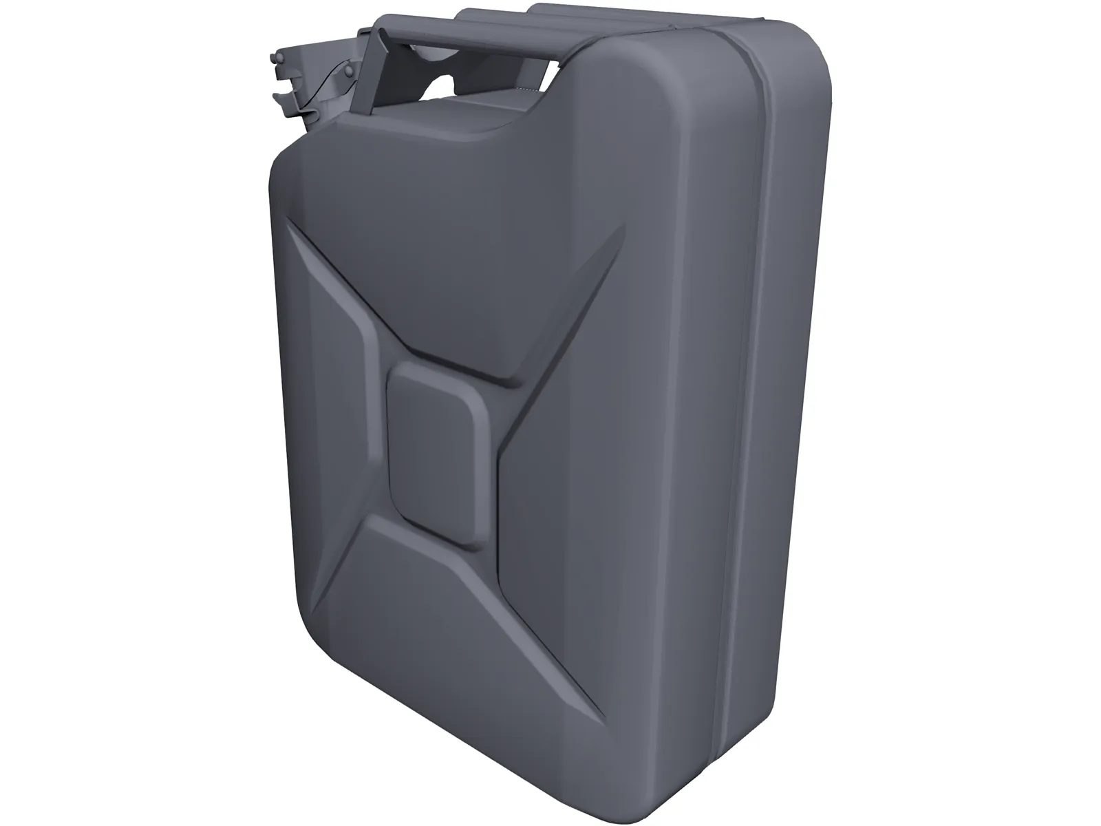 Jerry Can 20 Litres 3D Model