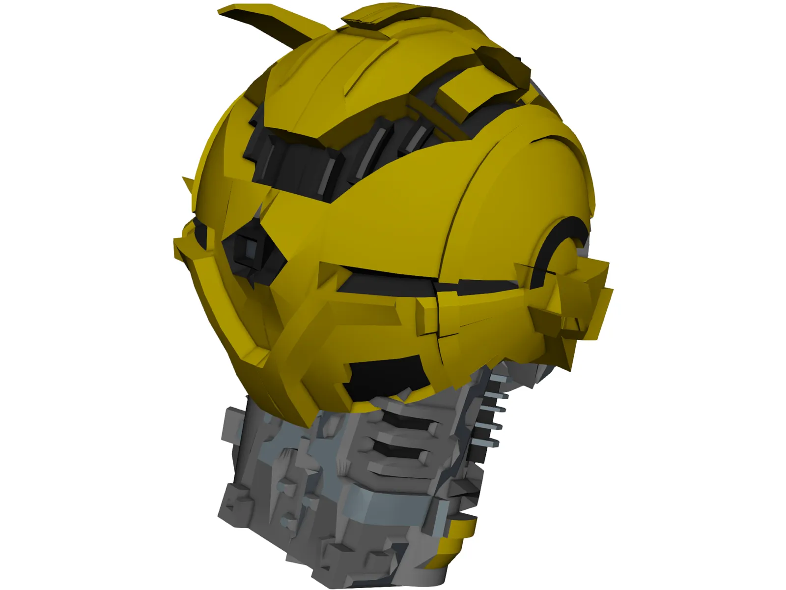 Bumblebee Head 3D Model