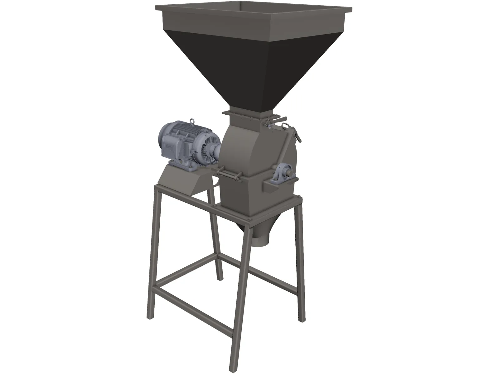 Grain Crusher 3D Model