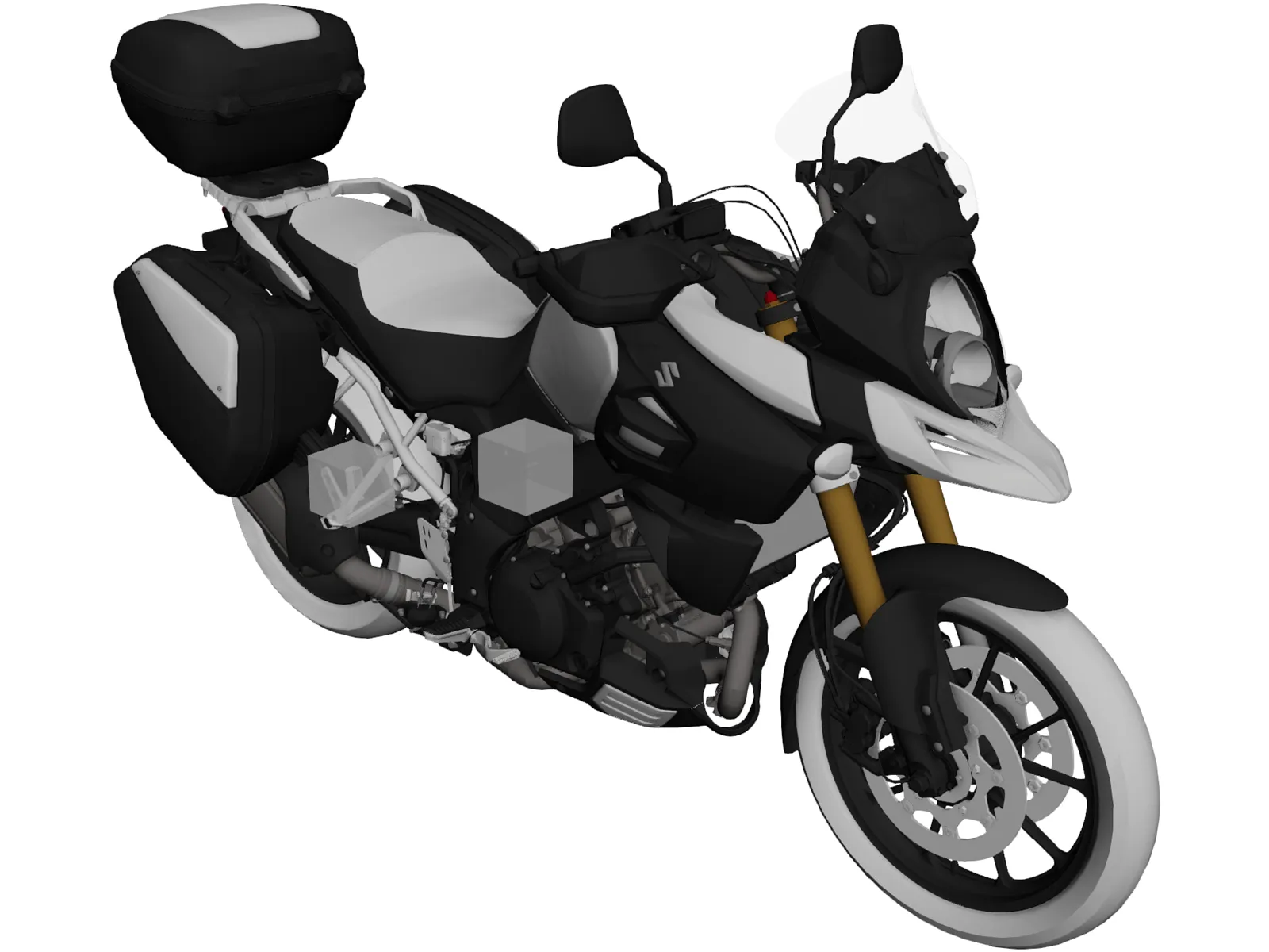 Suzuki V-Storm 1000 3D Model