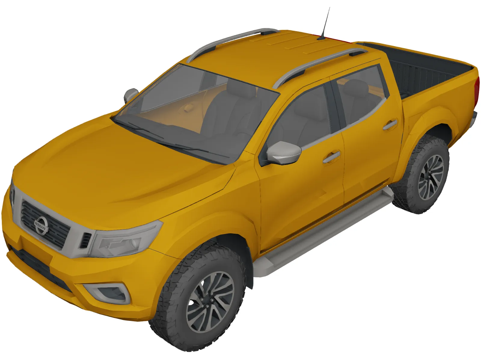Nissan Frontier/Navara (2019) 3D Model
