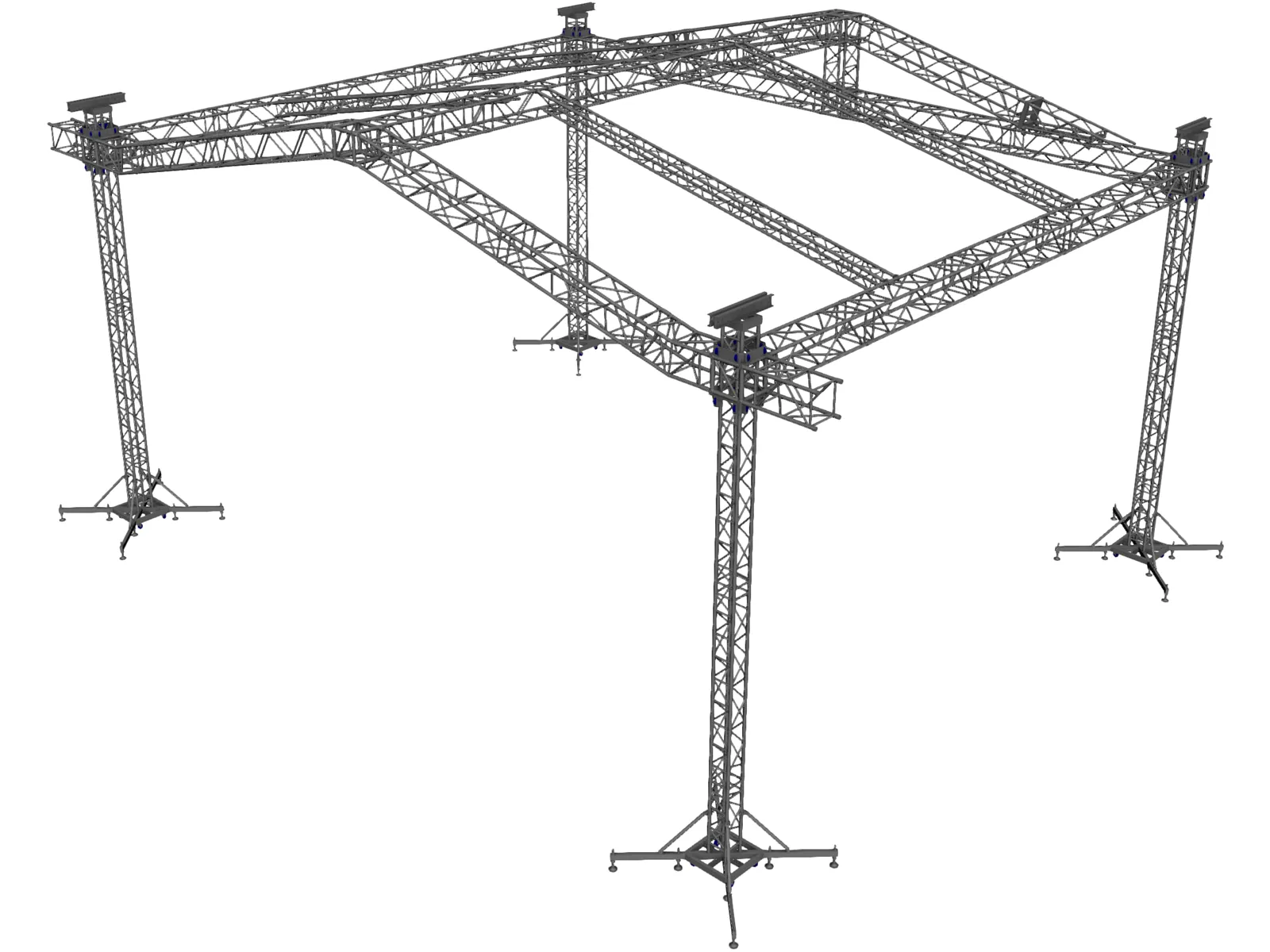 Eurotruss ST Groundsuport 3D Model