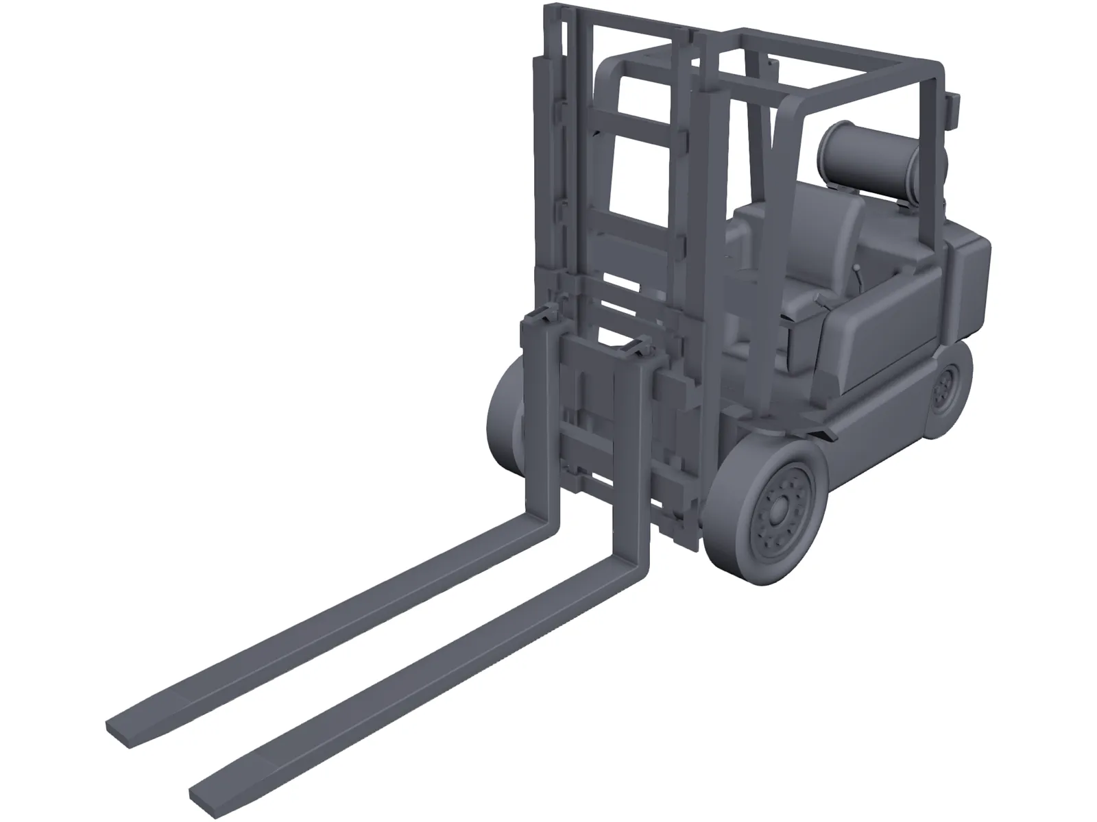 Forklift 3D Model