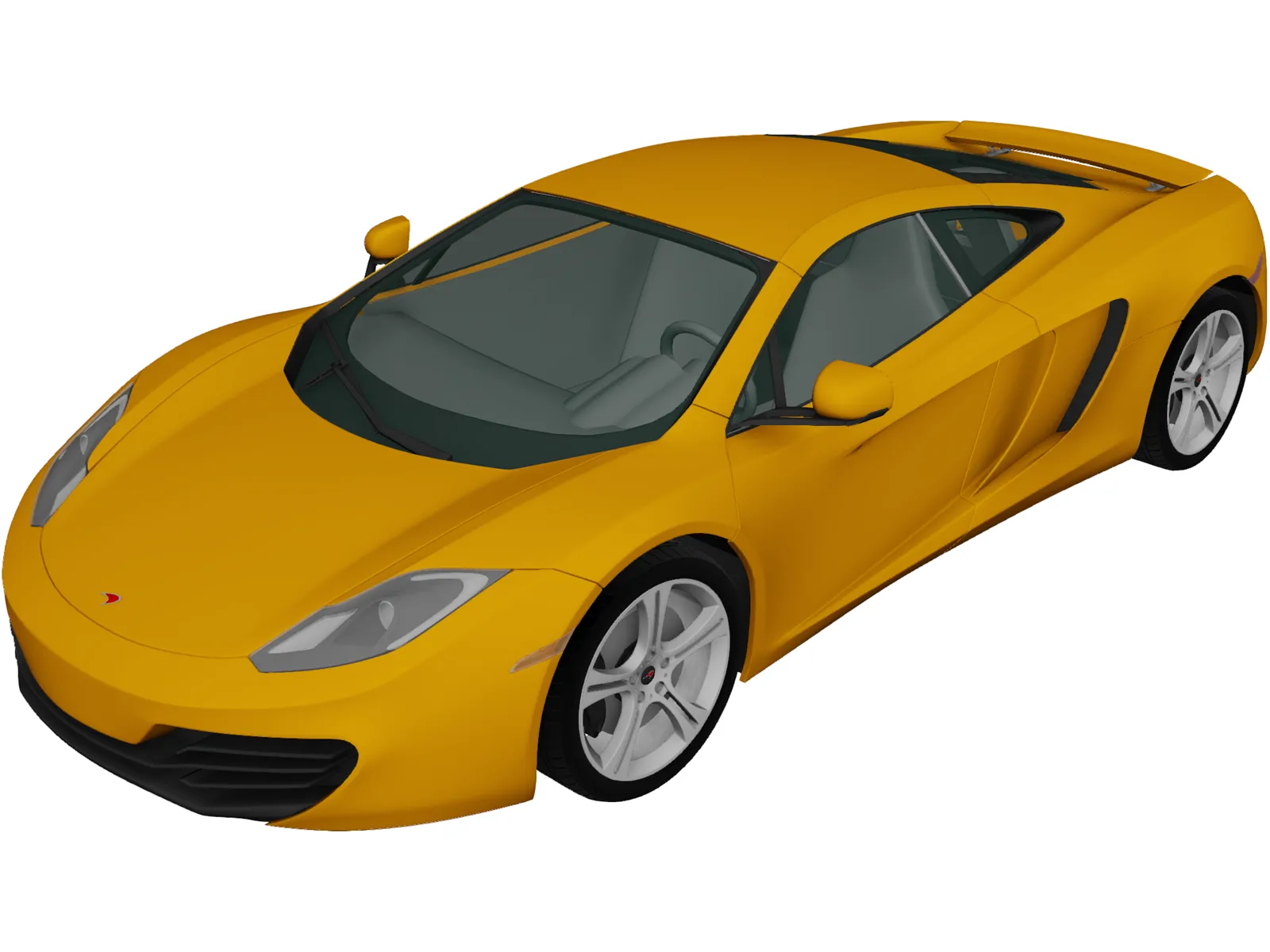 McLaren MP4-12C (2011) 3D Model