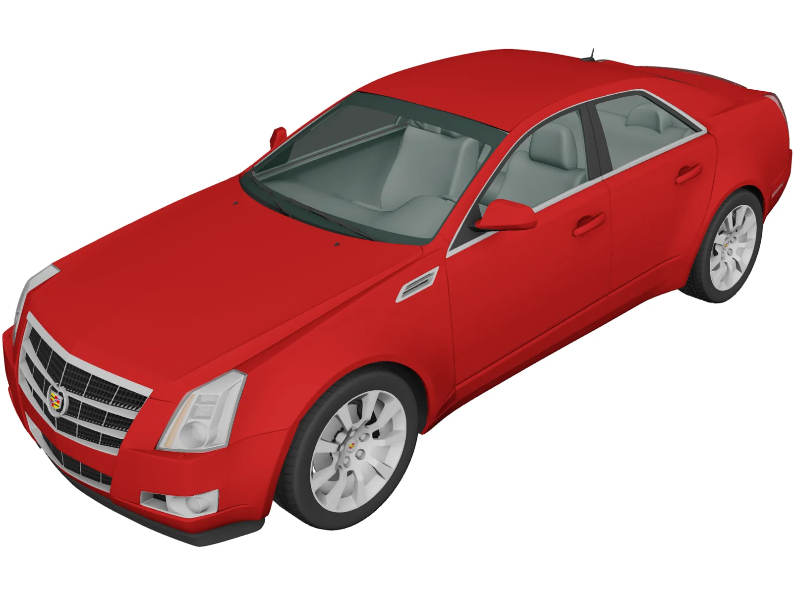 Cadillac CTS Sedan (2007) 3D Model