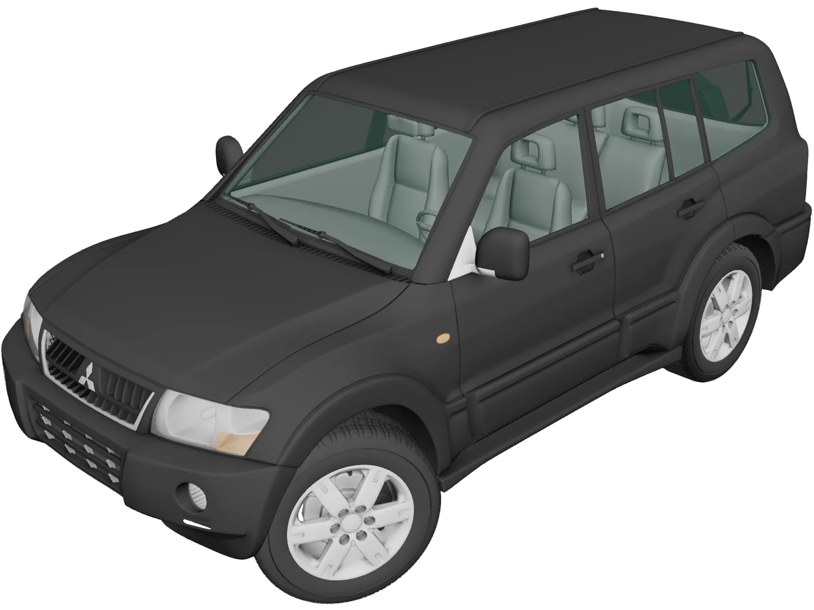 Mitsubishi Pajero 5-Doors (2005) 3D Model