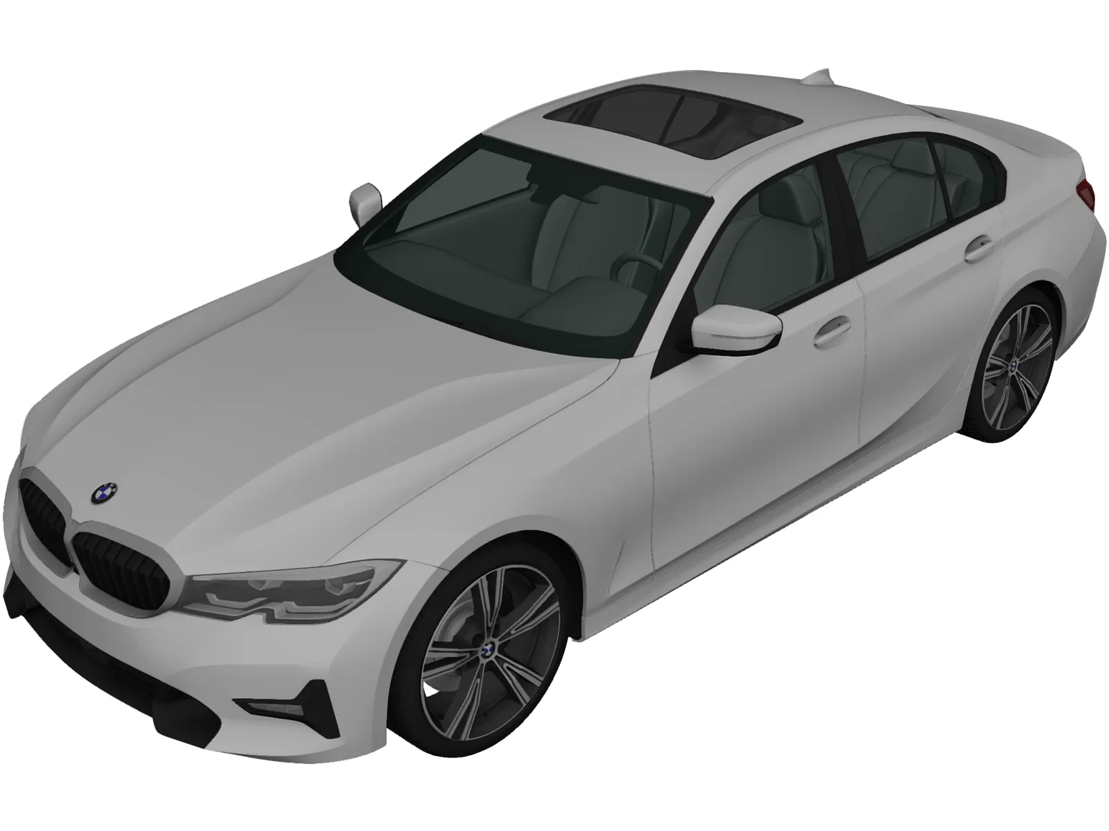 BMW 3-Series (2020) 3D Model