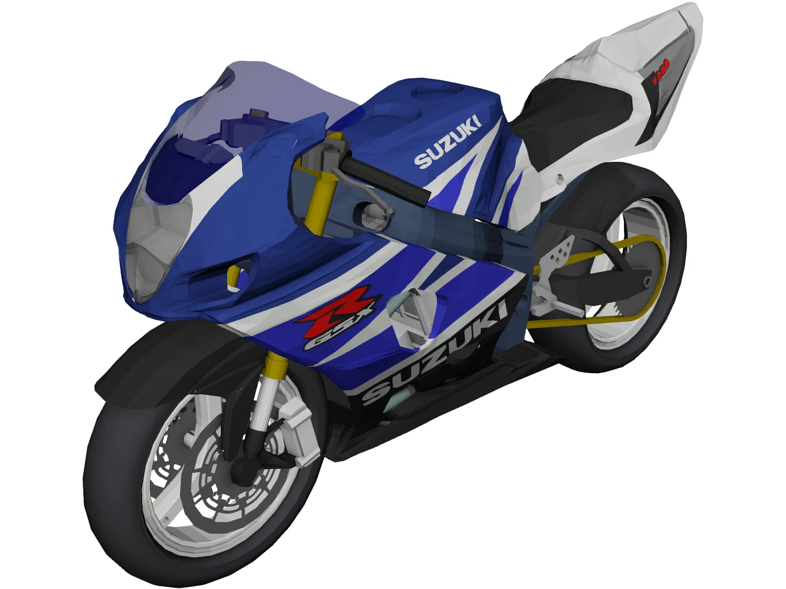 Suzuki GSX-R 1000 (2003) 3D Model