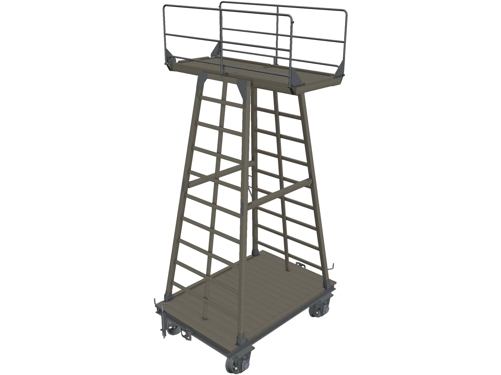 Tower Car 3D Model